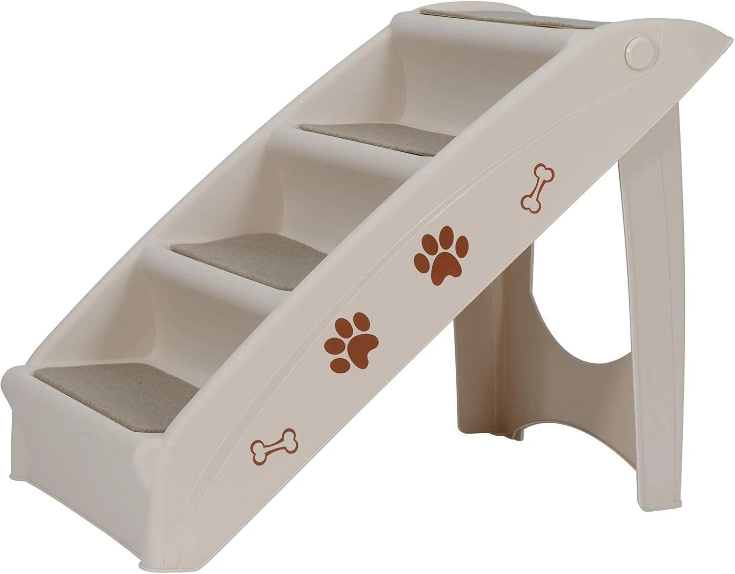 ZENSTYLE Pet Dog Foldable Stairs Steps for high Bed for Small Dogs