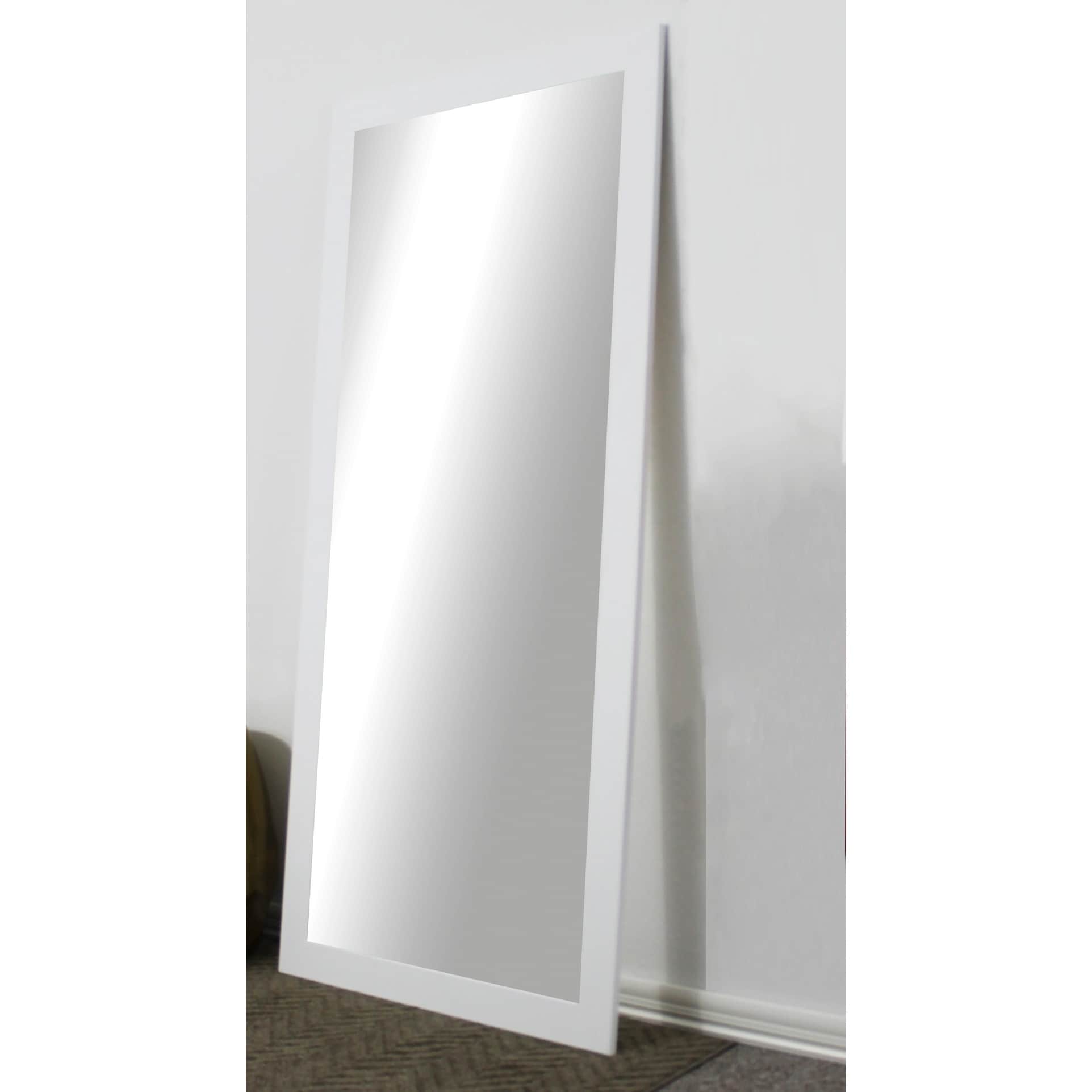 Rayne Mirrors U.S. Made Full Body/Floor Length Mirror White Walmart