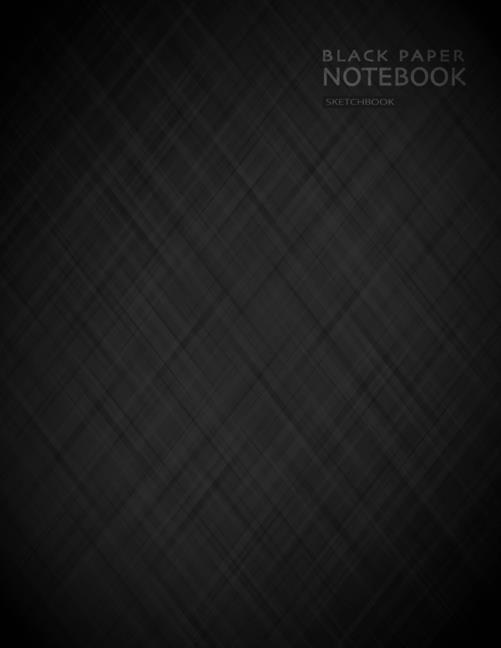 Black Paper Notebook Sketchbook for Gel Pen Drawing and Doodling or