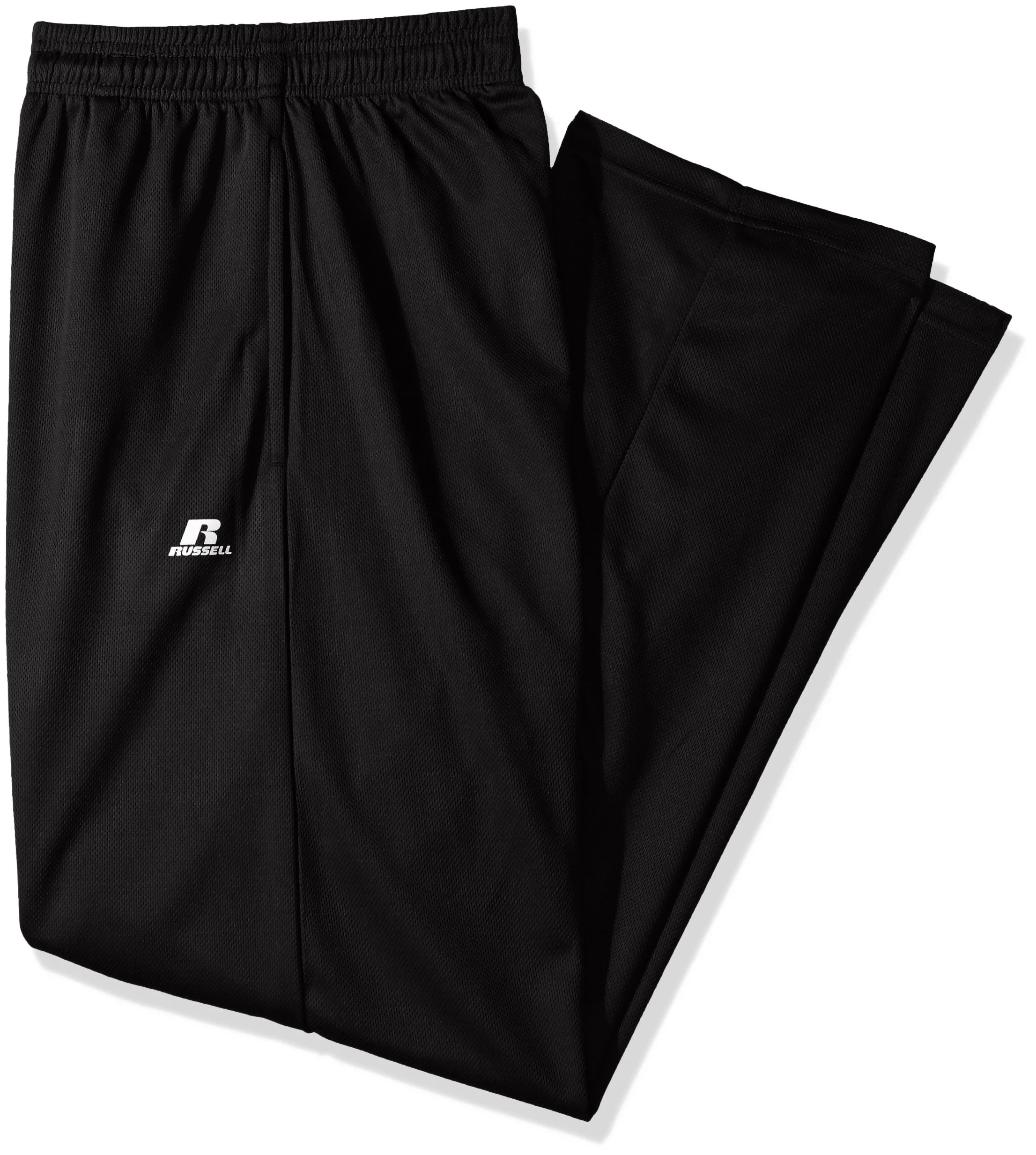 Russell Athletic Men's Tall DriPower Pant, Black 2XLT