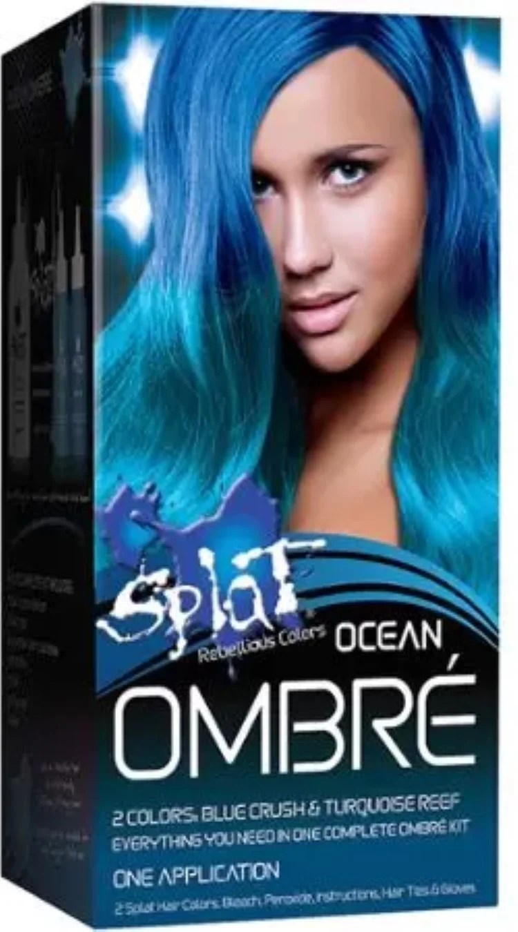 Splat Rebellious Colors Hair Coloring Complete Kit, Ocean Ombre 1 ea
