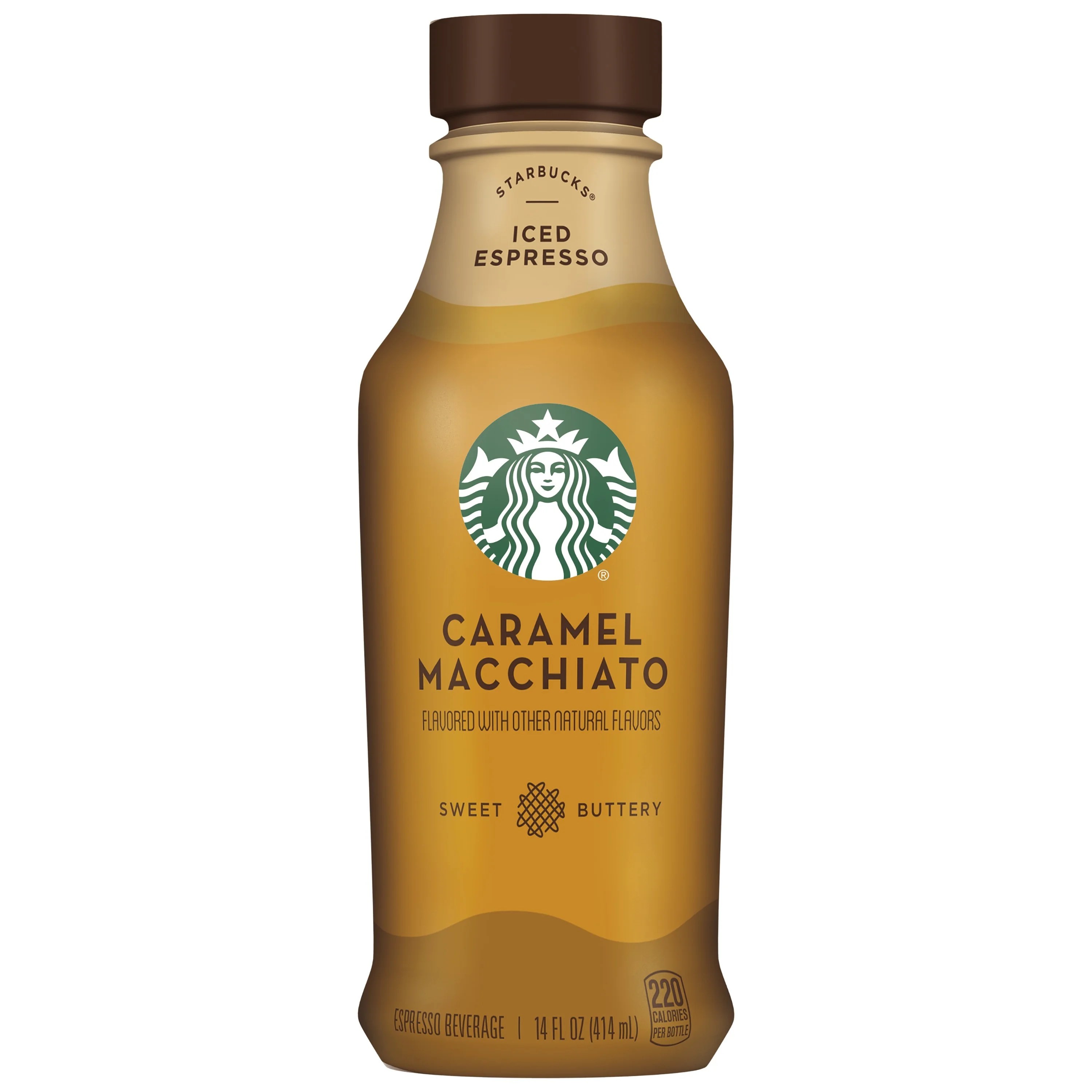 Starbucks Iced Espresso Caramel Macciato Coffee Drink 14 oz Bottle