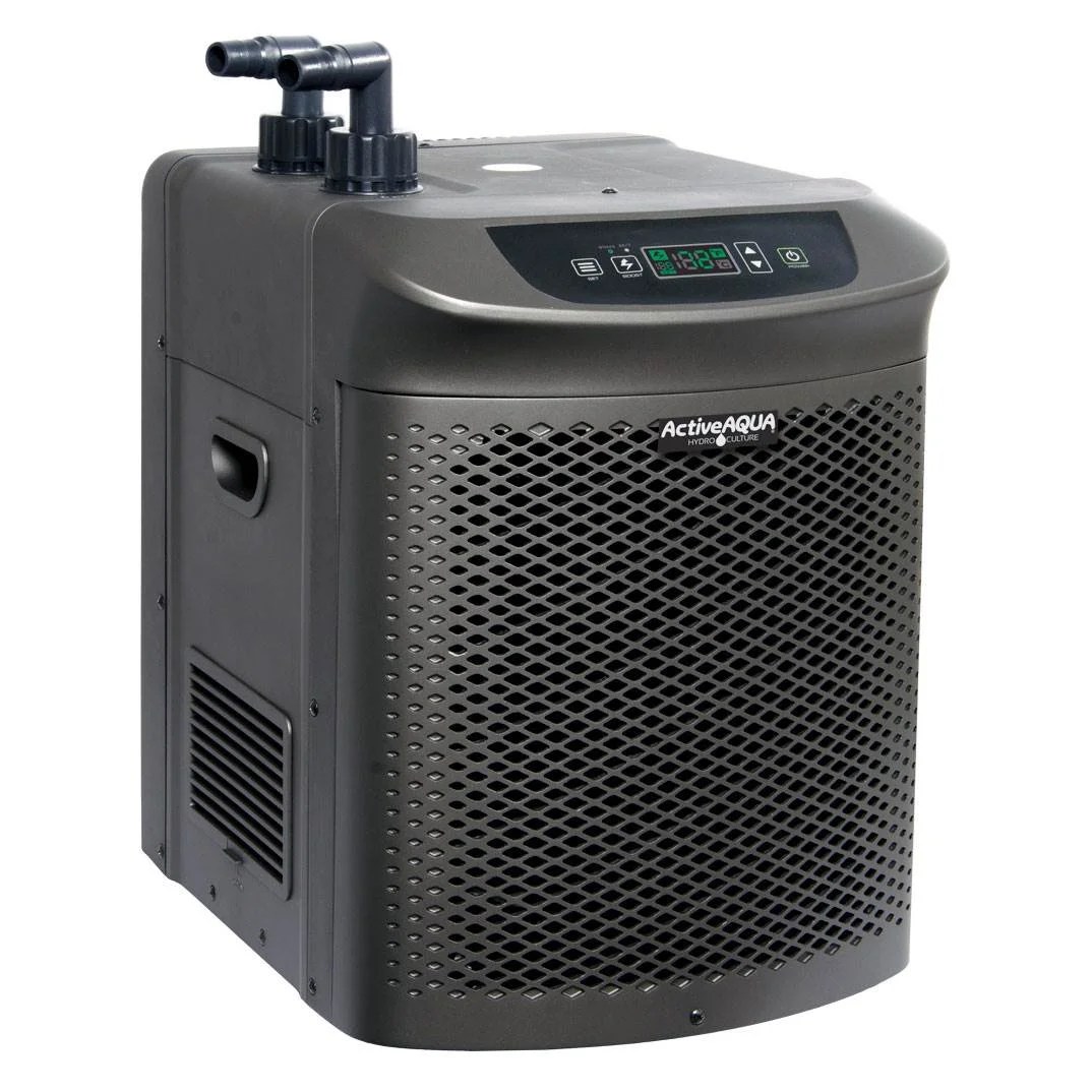 Active Aqua 0.5 HP 8001600 GPH Hydroponic Cooling Water Chiller w