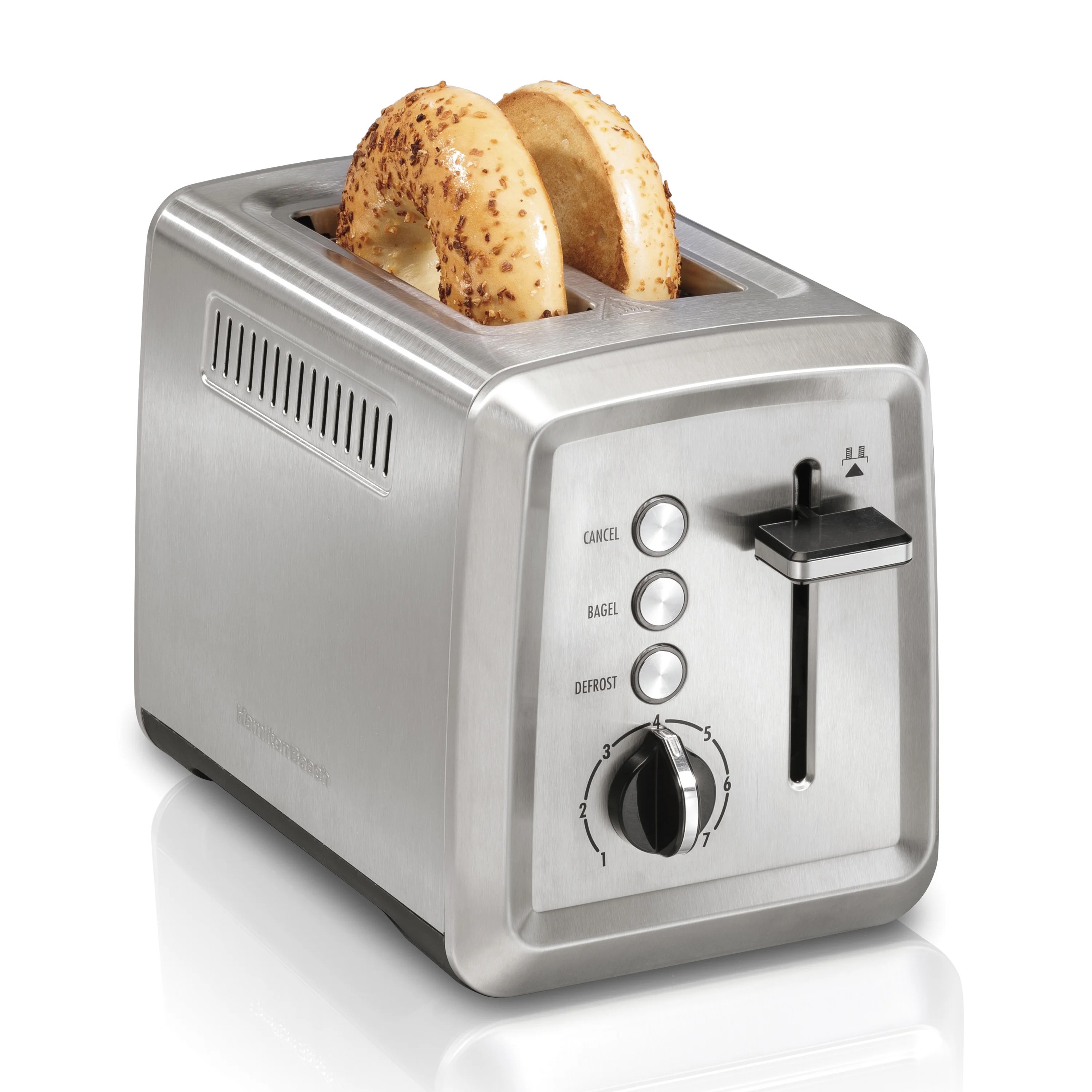Hamilton Beach 2 Slice Toaster Stainless Steel ExtraWide Slots 22794