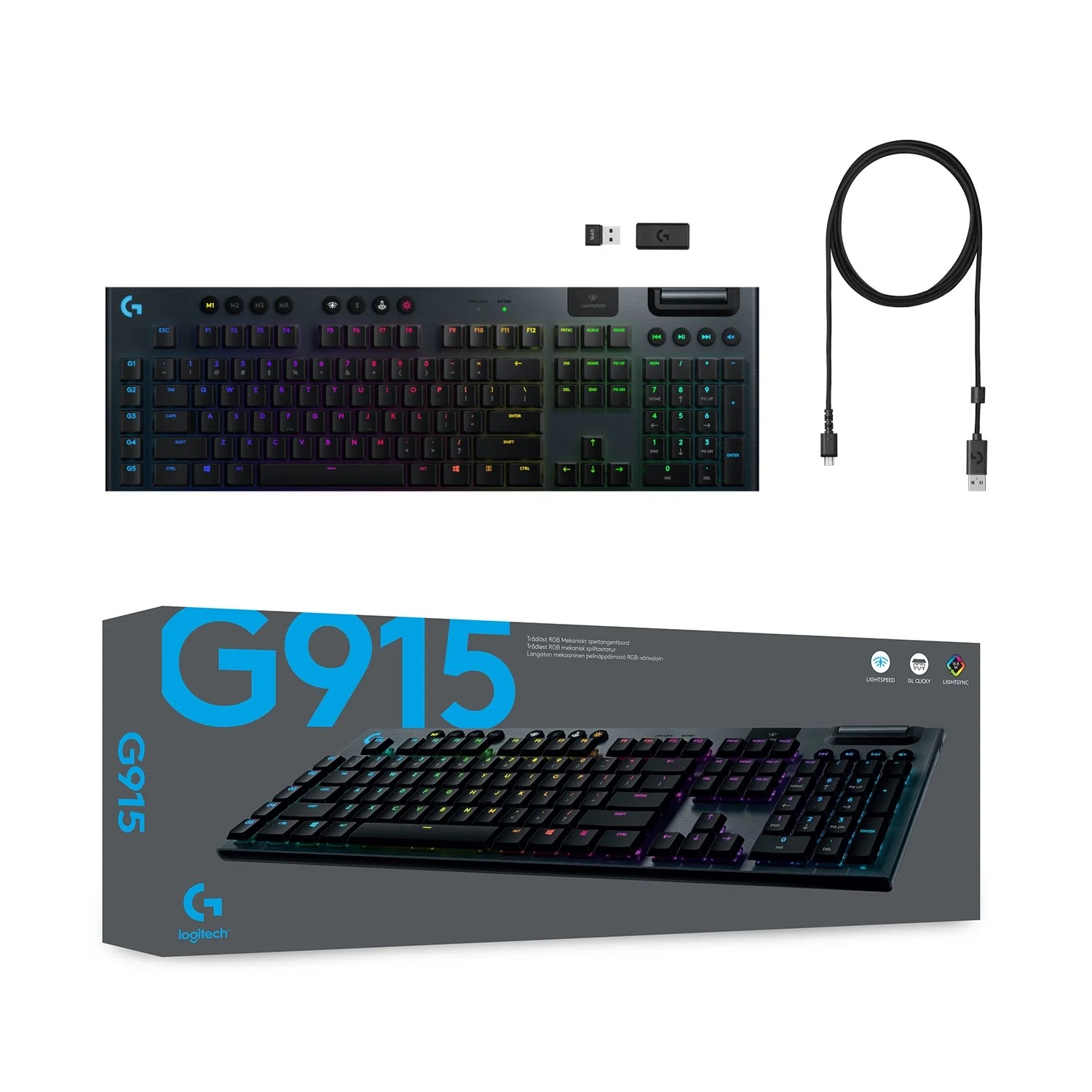 Buy Logitech G Series G915 TKL Tenkeyless LIGHTSPEED Wireless RGB