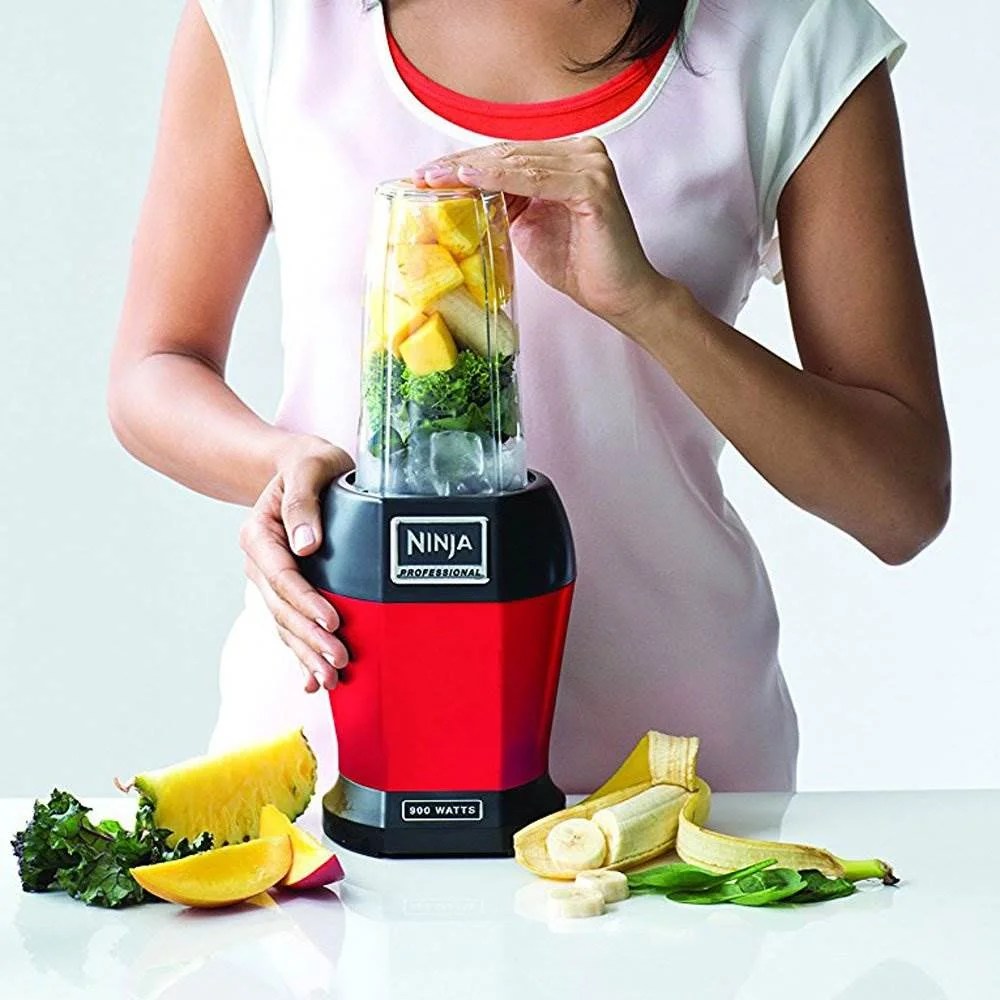 Nutri Ninja BL456 900W Smoothie Blender with Nutri Ninja Cups with Cookbook