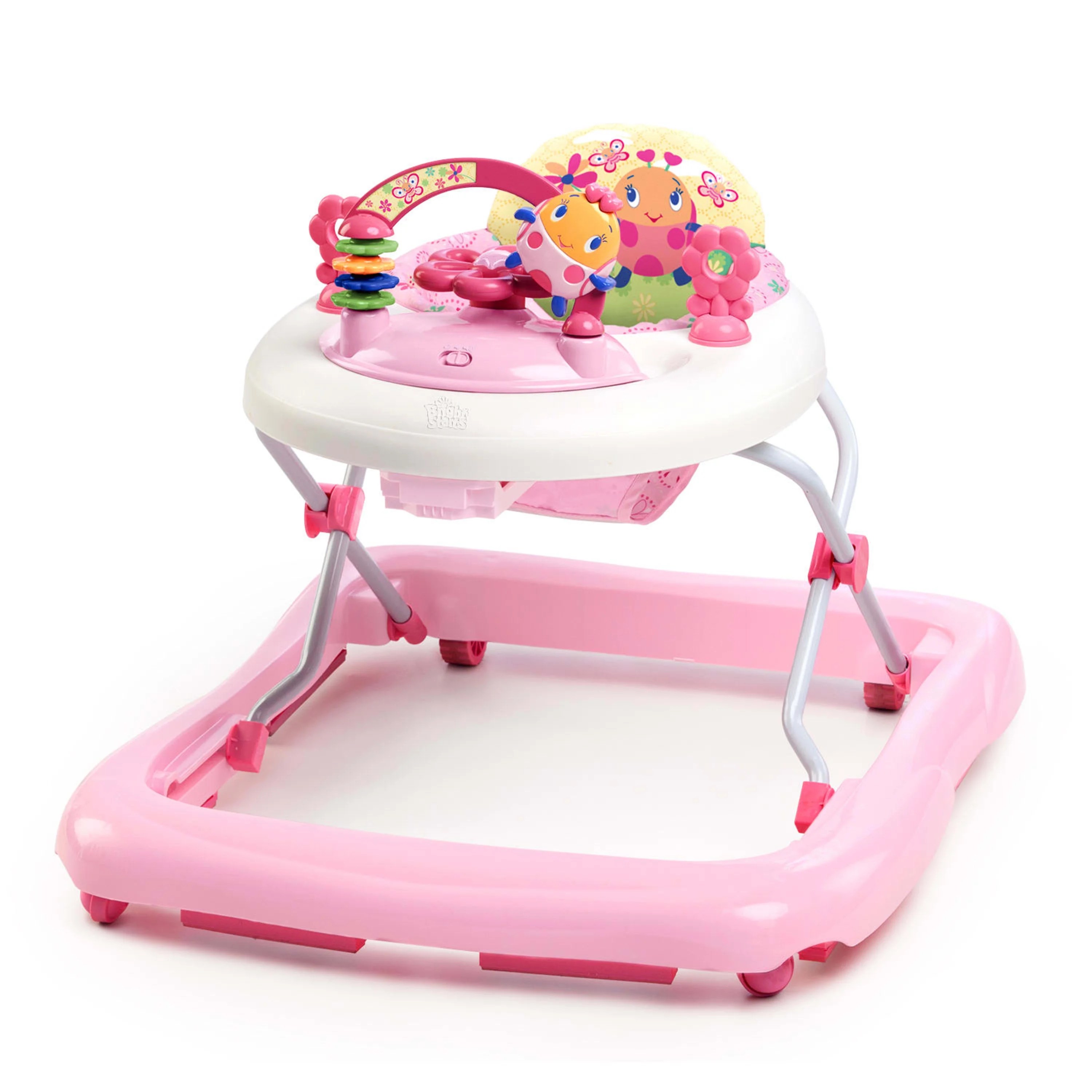 Bright Starts JuneBerry Adjustable Baby Walker with Activity Station