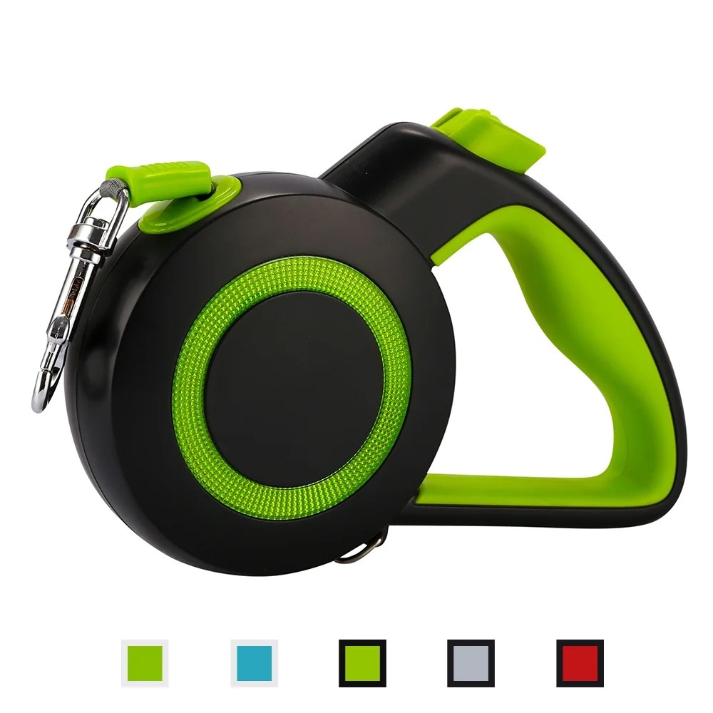 Retractable Dog Leash for Small Medium Dogs (up to 45lbs), Leash with slide button control, 16Ft
