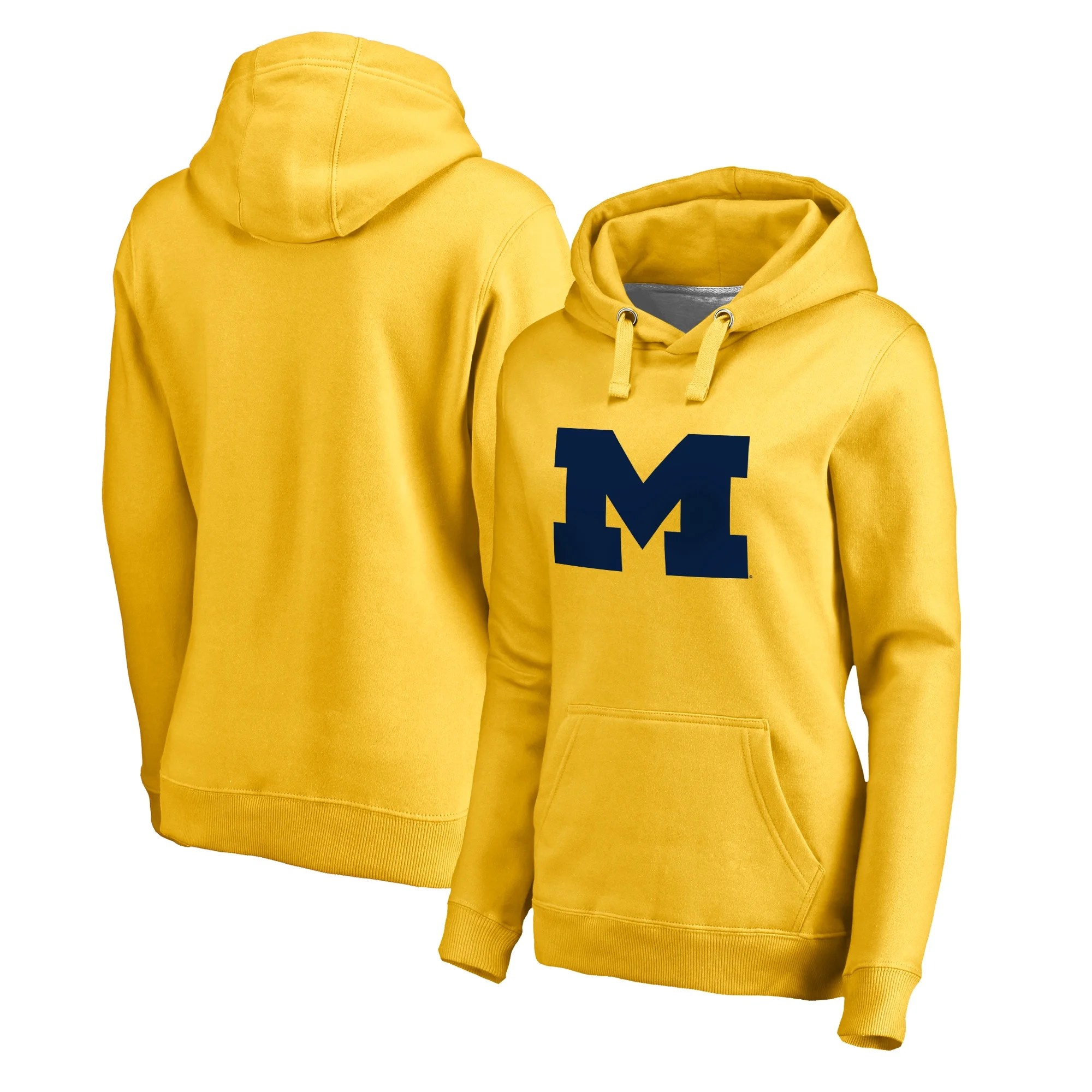 Michigan Wolverines Fanatics Branded Women's Primary Team Logo Pullover