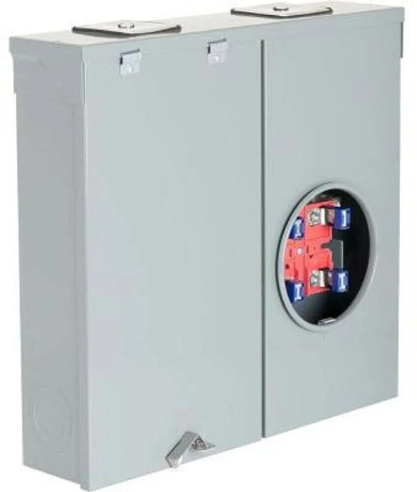 Square D Electric Meter Socket 200 Amp Ring Type Overhead Underground