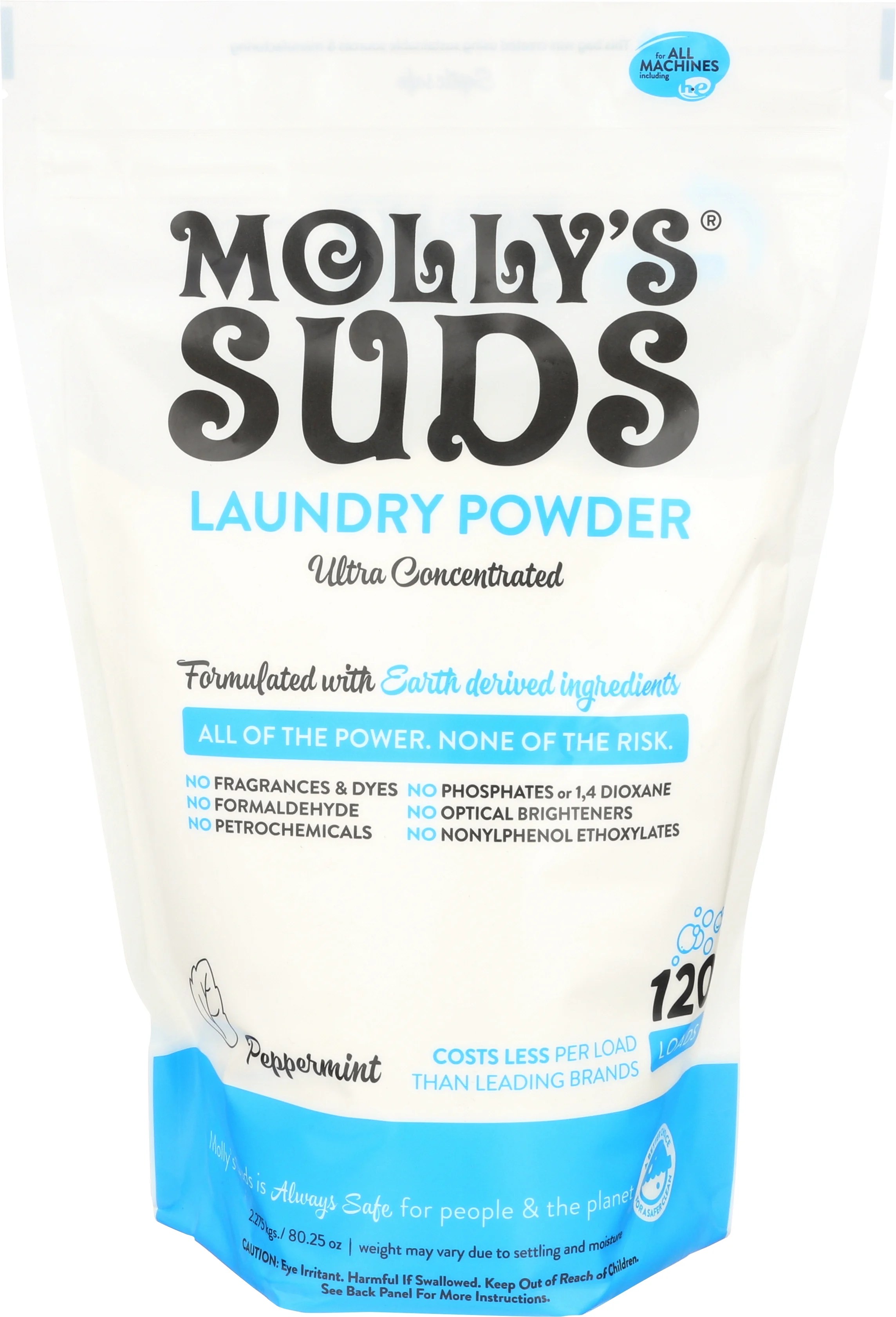 Molly's Suds Laundry Detergent, 120 Loads