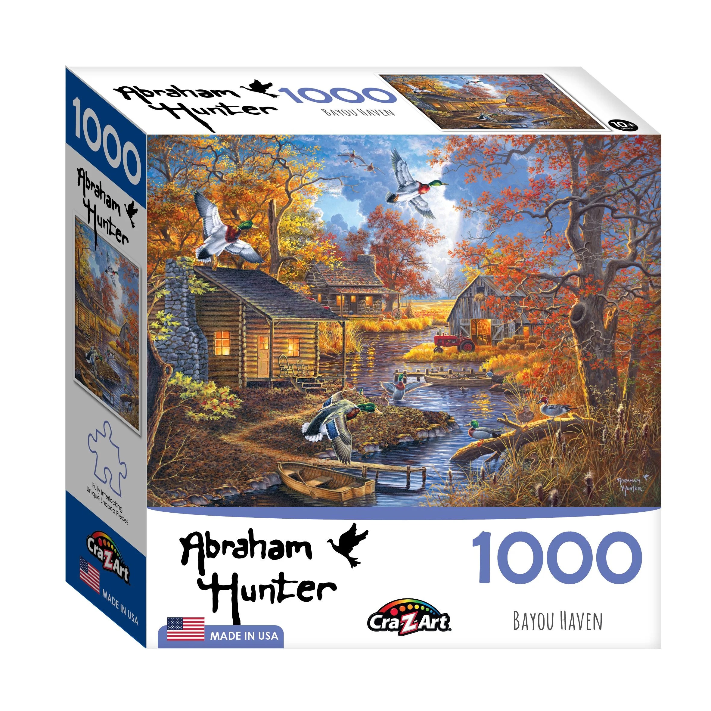 Abraham Hunter Bayou Haven 1000 piece Jigsaw Puzzle