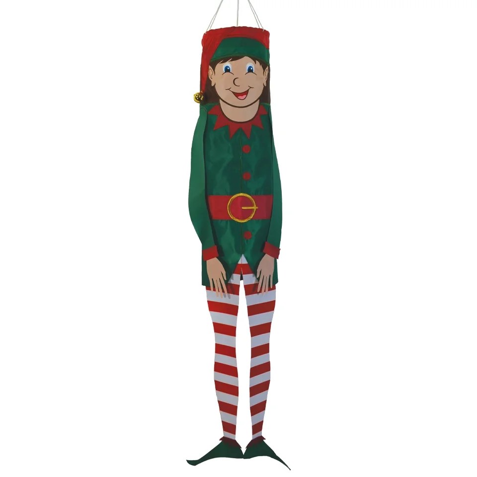 In the Breeze Elf Breeze Buddy 40Inch Windsock Outdoor Christmas