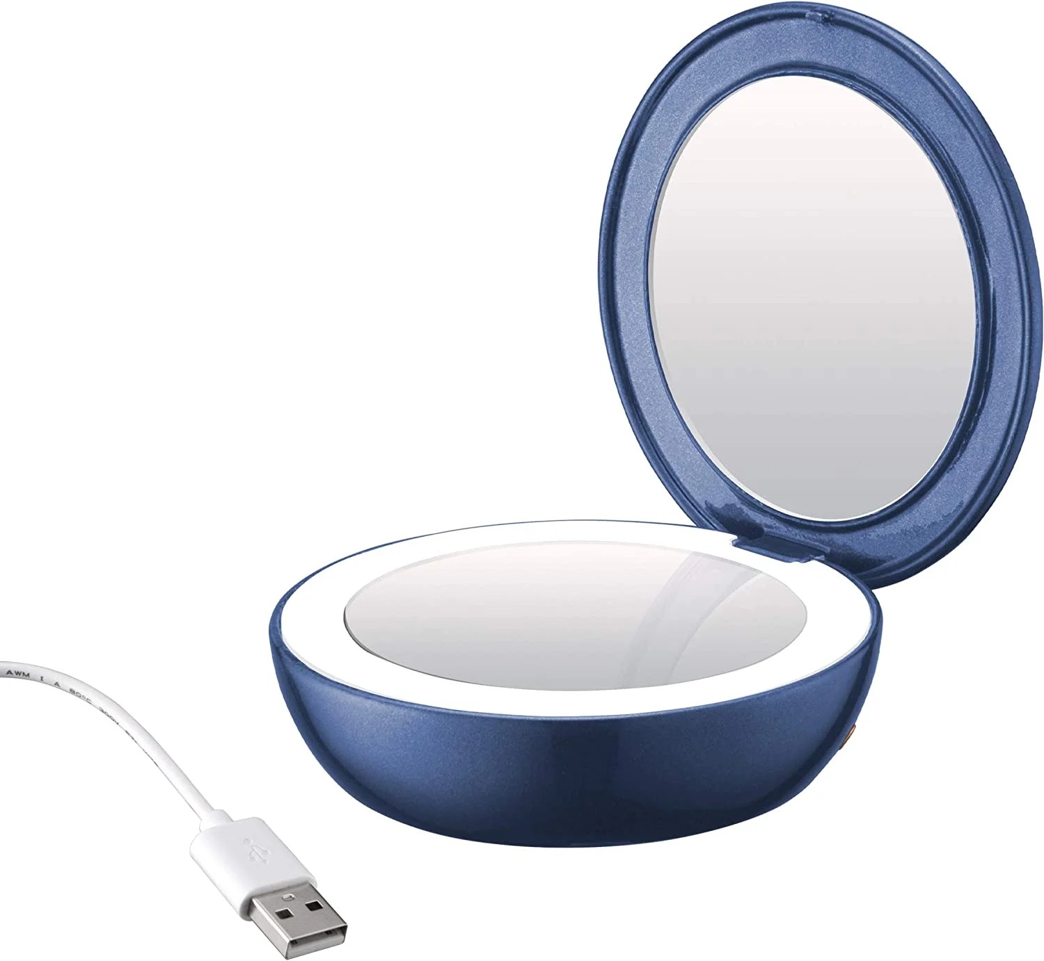 Conair Rechargeable Compact LED Lighted Makeup Mirror, 1x/3x