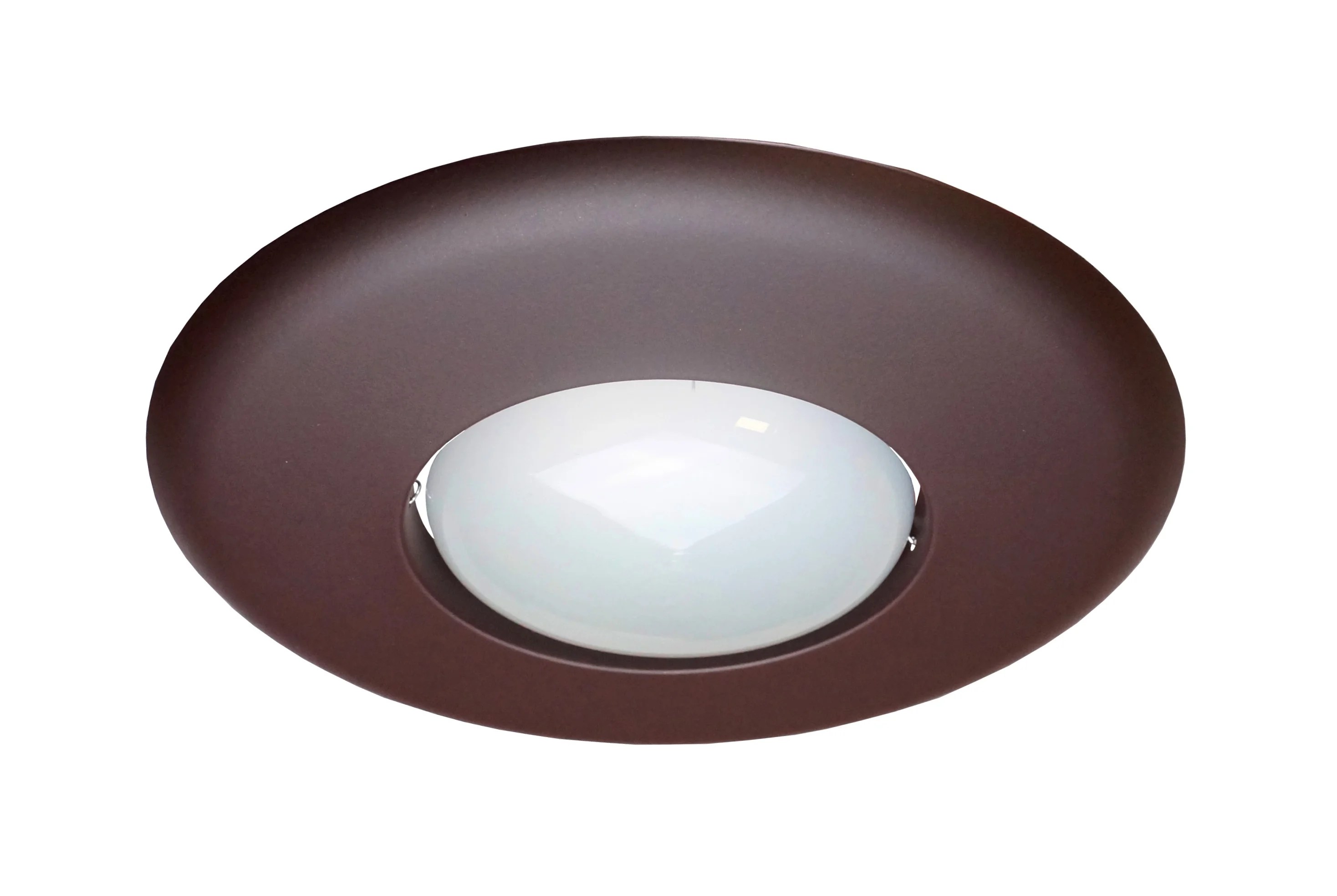 NICOR Lighting 6 inch OilRubbed Bronze Recessed Open Trim Designed for