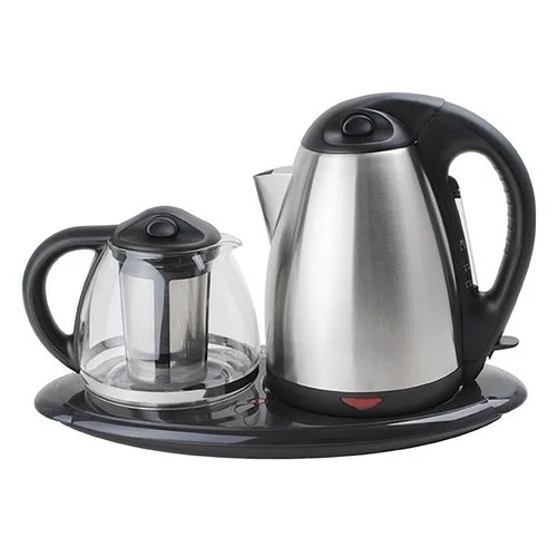 Alpine Cuisine 3 Piece Stainless Steel Electric Tea Kettle Set