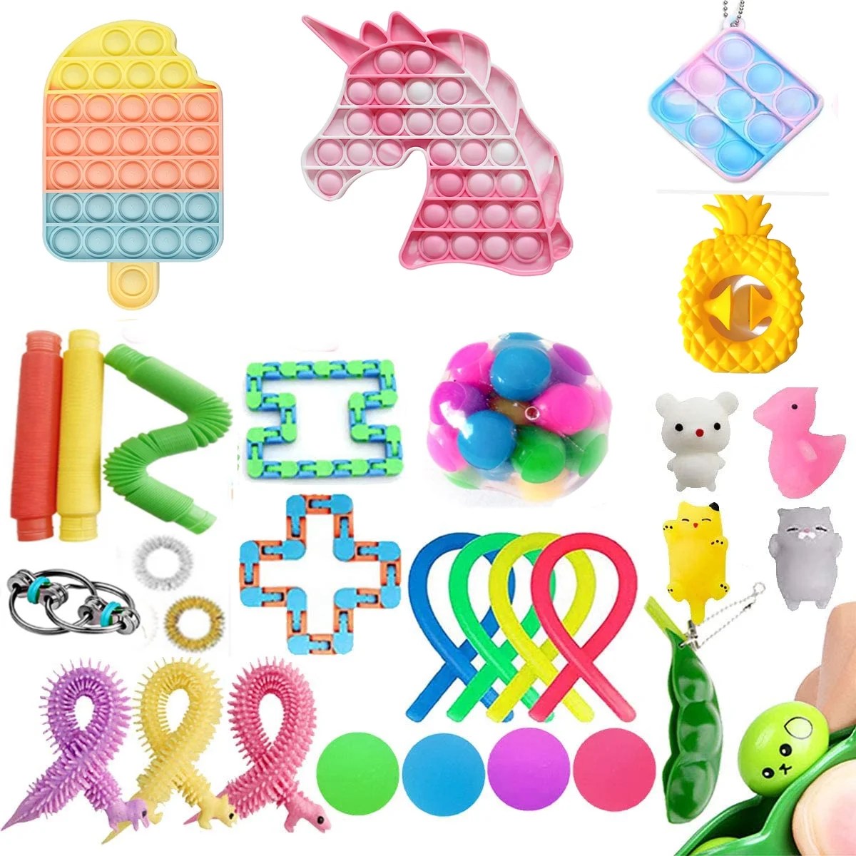 Fidget Toy Set 30 Packs, Cheap Sensory Fidget Toys Pack