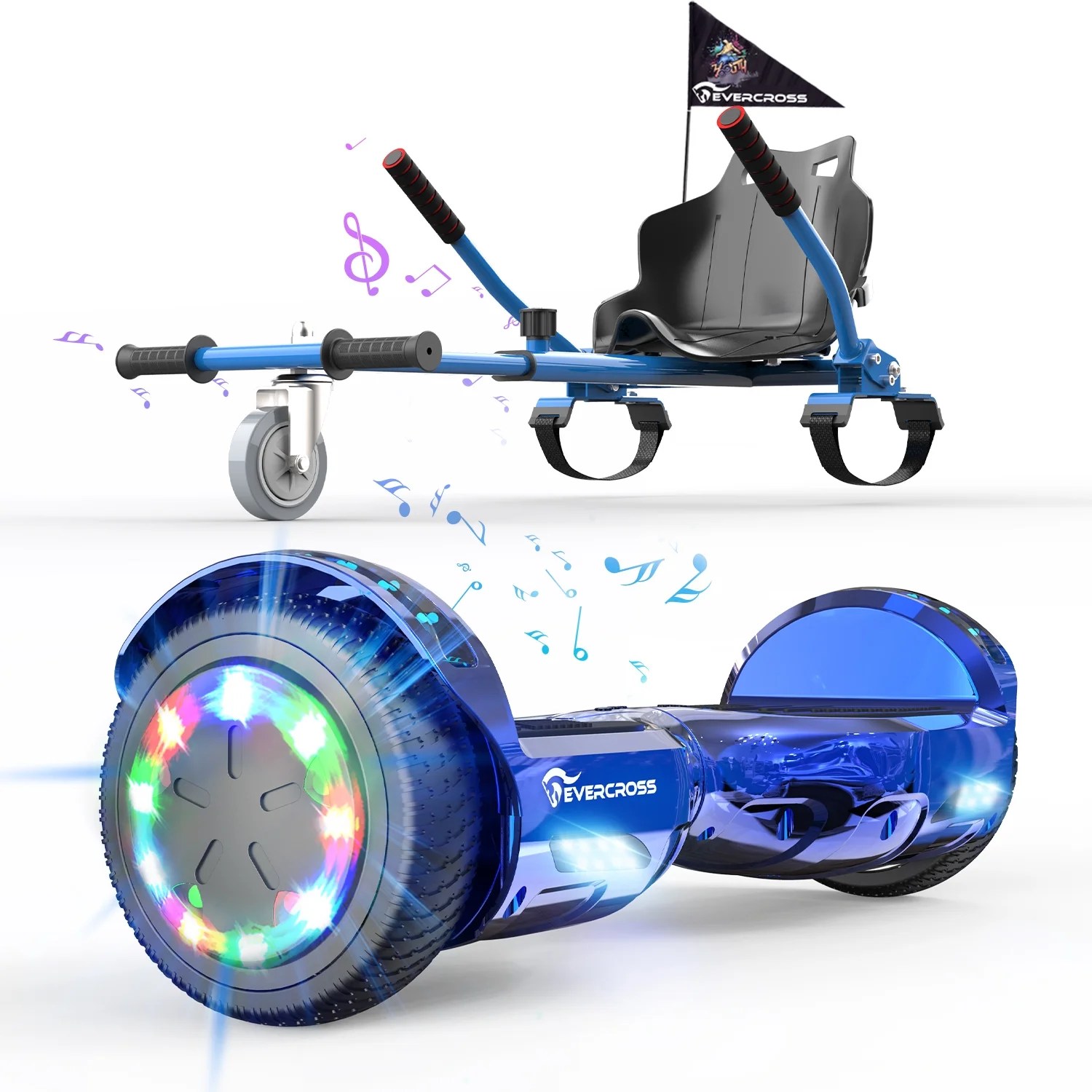 EVERCROSS Hoverboard, Hoverboard for Adults, Hoverboard with Seat