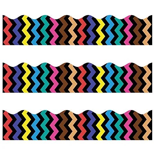 Border Trim Bulletin Borders Stickers, 50 ft BacktoSchool
