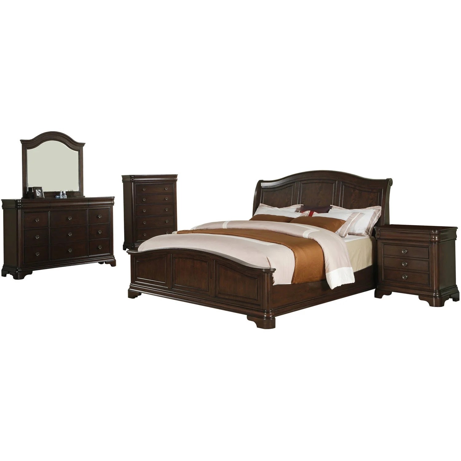 Picket House Furnishings Conley Cherry Panel Bedroom Set, Multiple