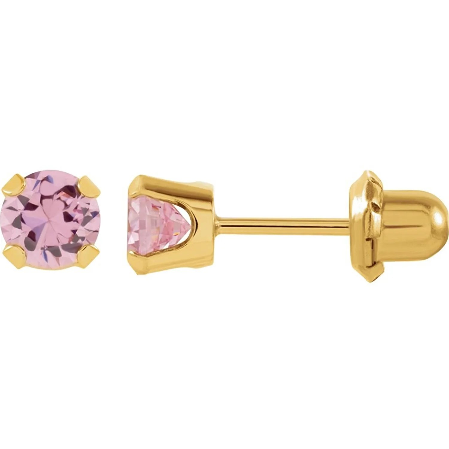 Bedrock Jewelry Cubic Zirconia Inverness Piercing Earrings Walmart