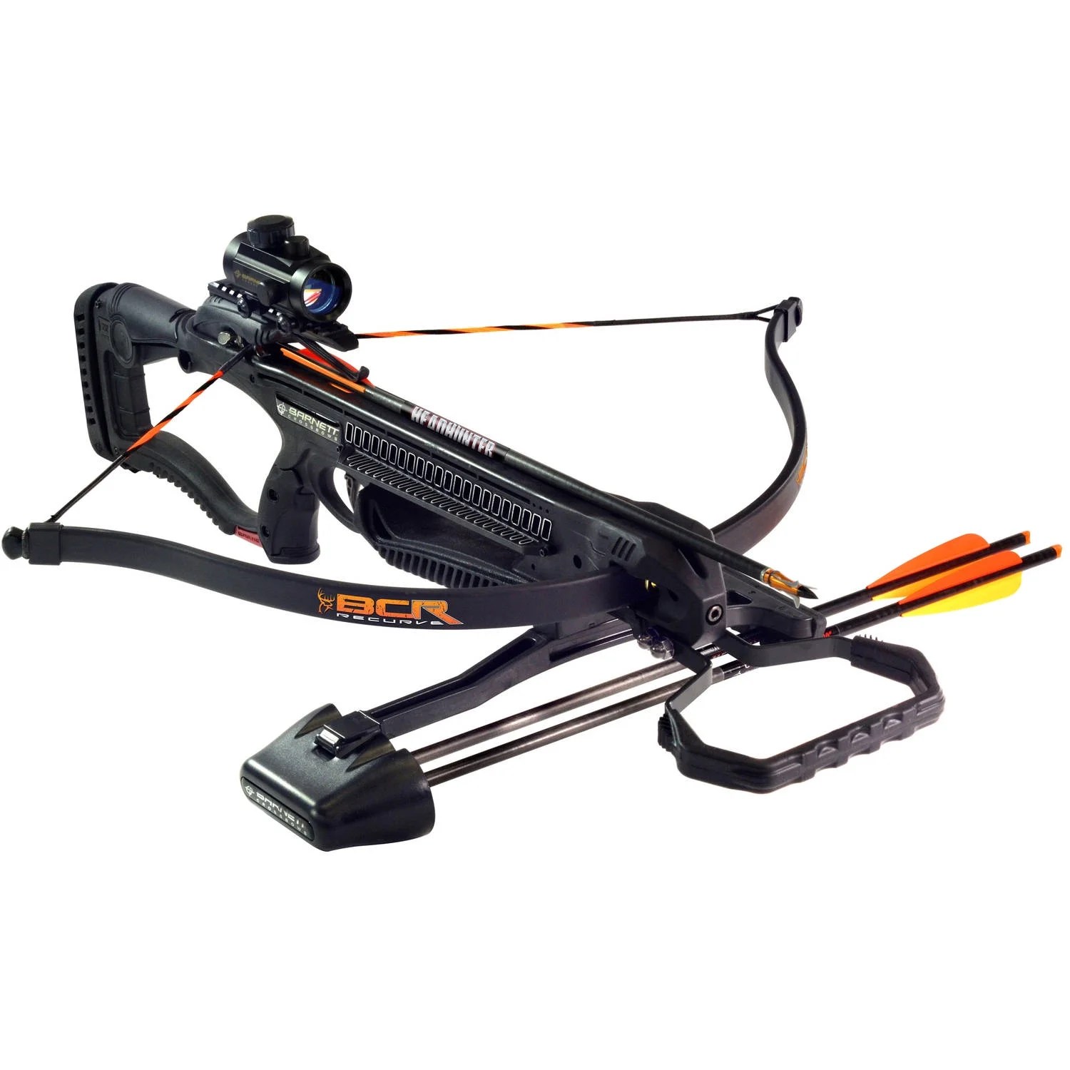 BCR Recurve Crossbow w/3 Headhunter Arrows & Quiver
