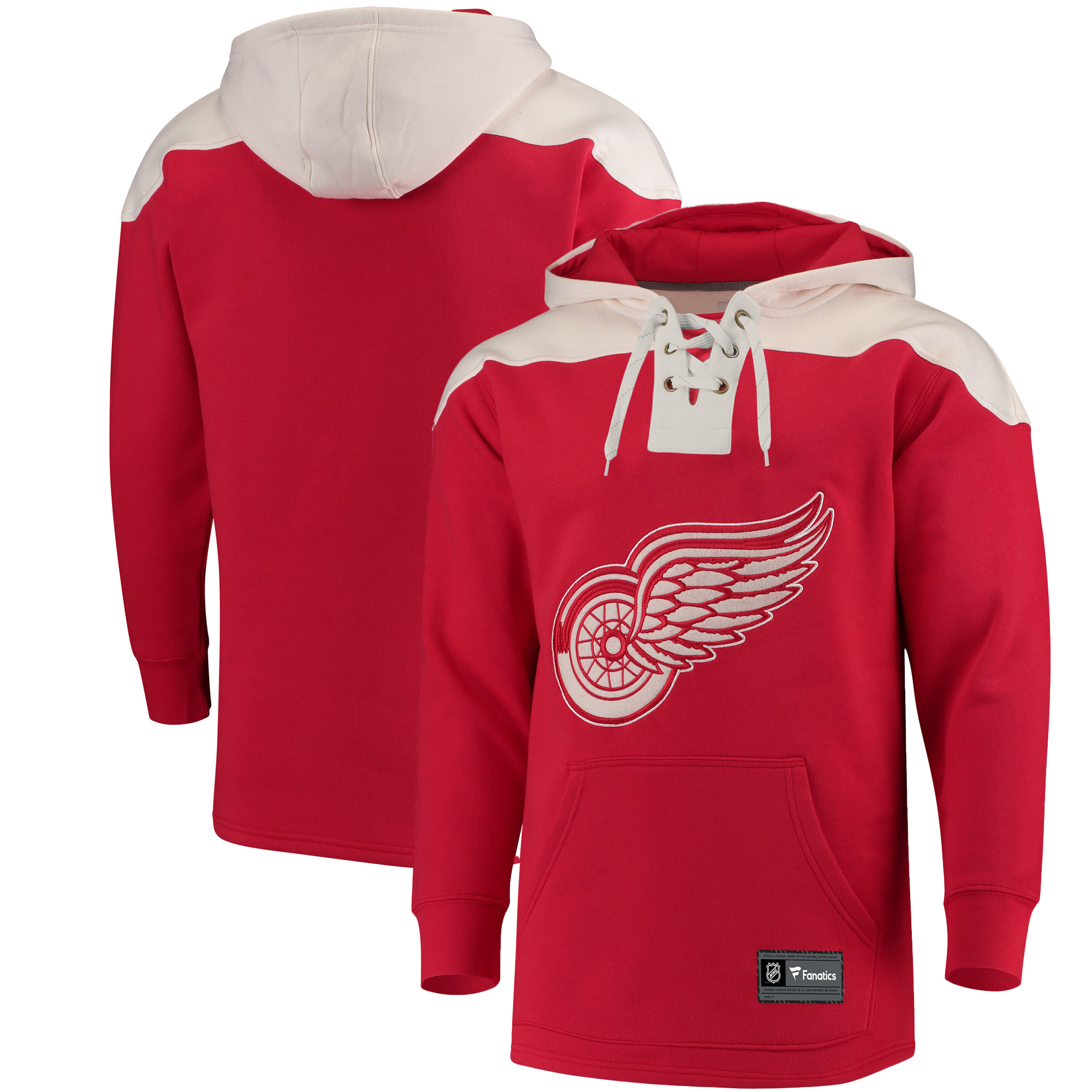 Detroit Red Wings Fanatics Branded Franchise Pullover Hoodie Red