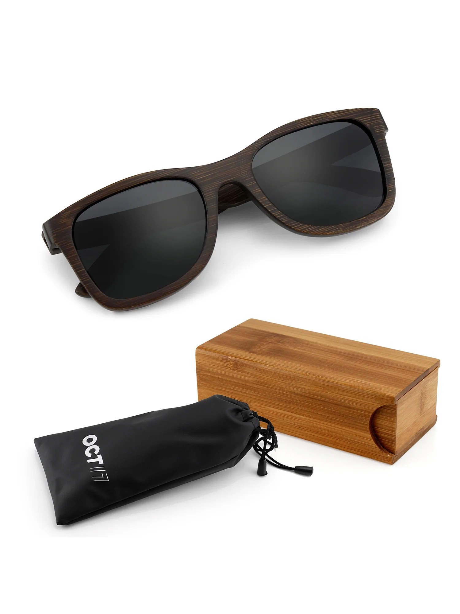 Real Wood Sunglasses & Recycled Skatedecks with CR39.