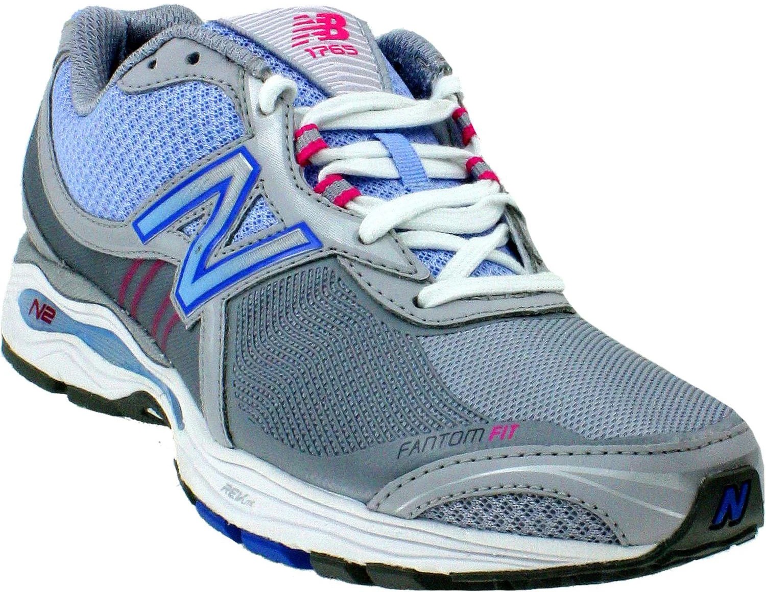 New Balance Women's 1765 Walking Sneakers, Grey Synthetic, Mesh, 8.5 D