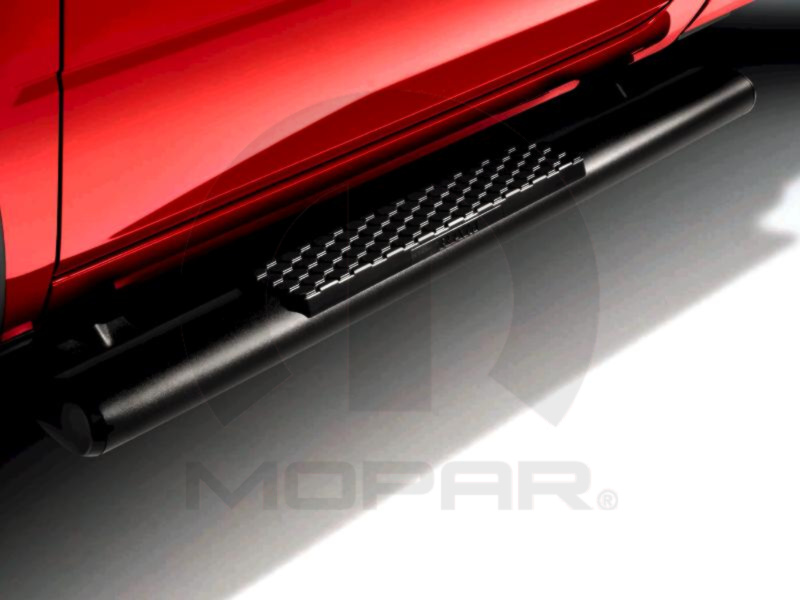 Mopar 82213270AD Tubular Side Steps Dodge Ram 1500 Quad Cab Black