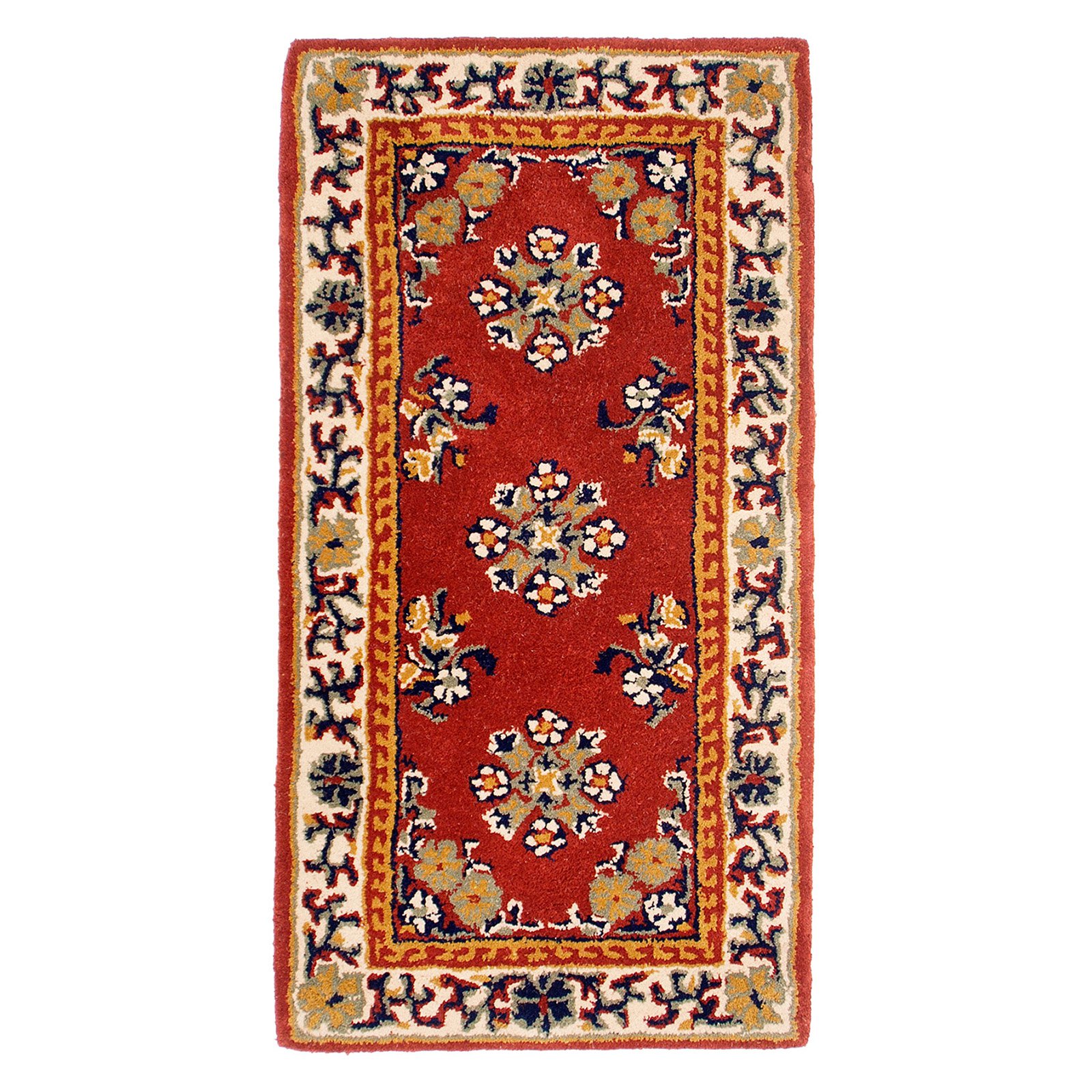 Minuteman International Burgundy Oriental Hearth Rug