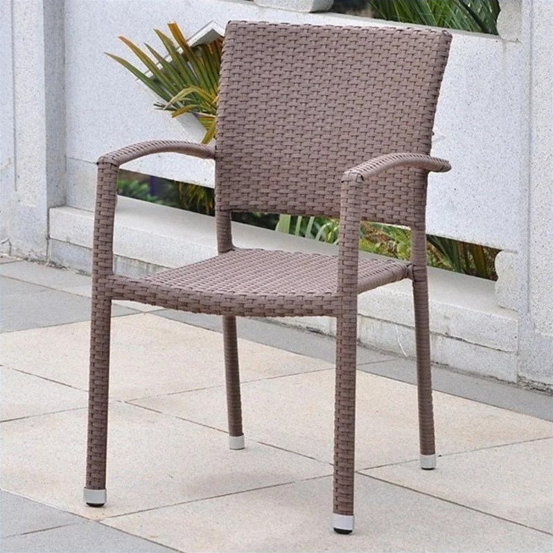 International Caravan Barcelona Patio Dining Chair in International Caravan Barcelona Patio Dining Chair in