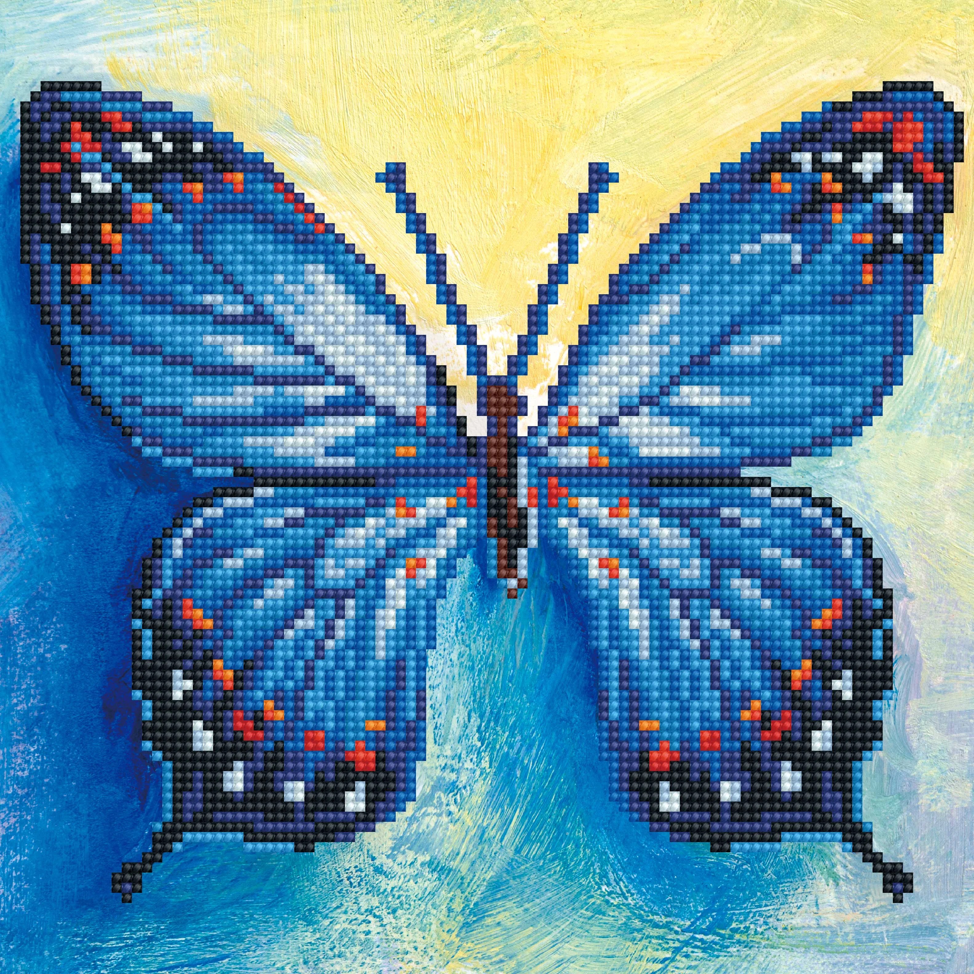 DIAMOND DOTZ® Butterfly Blues Special Edition Diamond Painting Kit