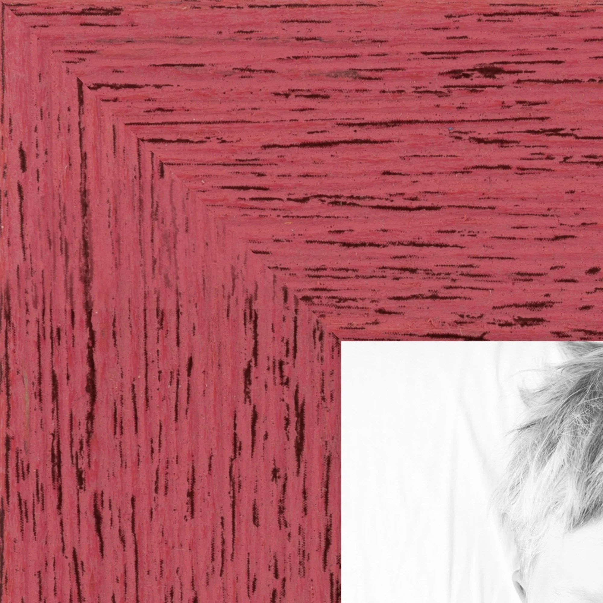 ArtToFrames 18x22 Inch Distressed Pink Picture Frame, This Pink Wood