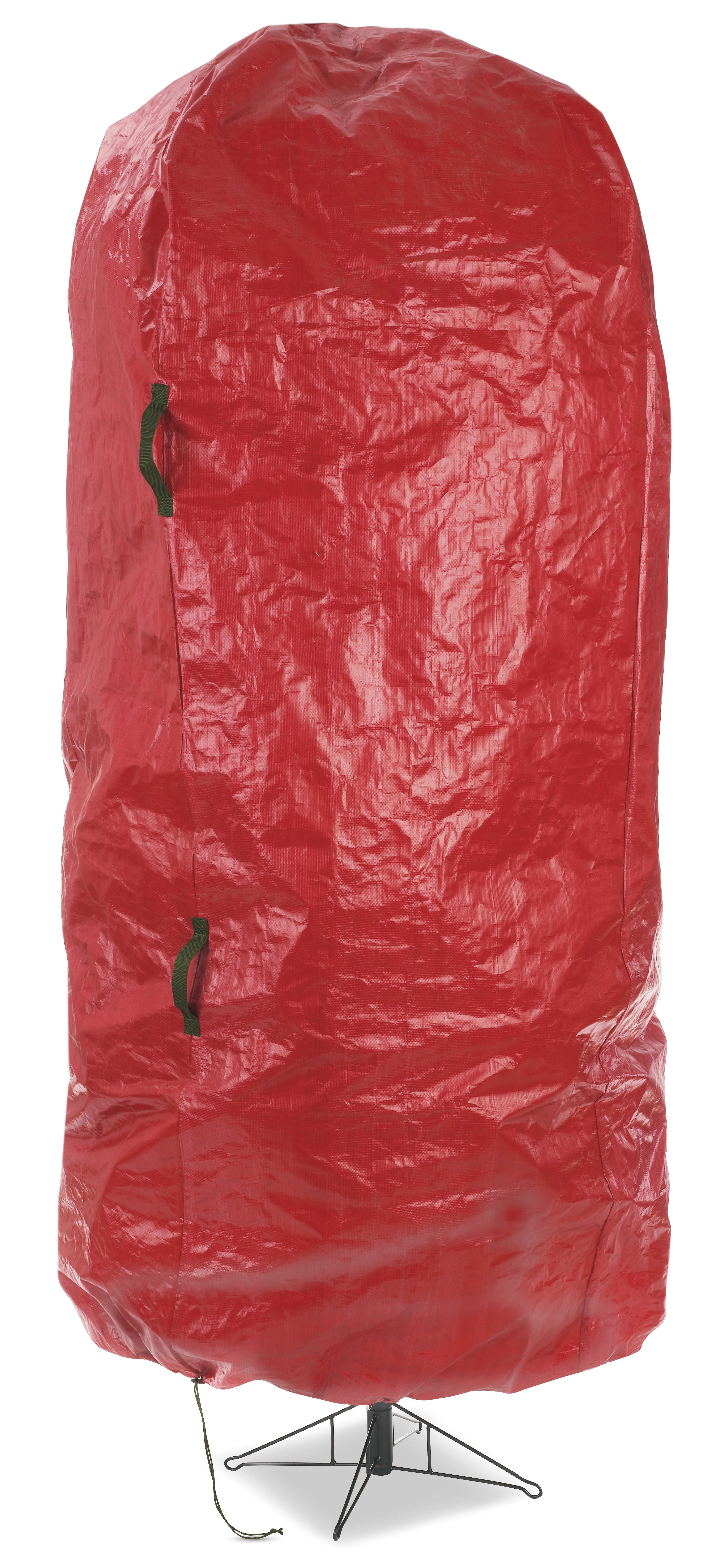 Whitmor Christmas Standing Tree Storage Bag Large to fit up to 7.5 ft Tree Red 56" x 90