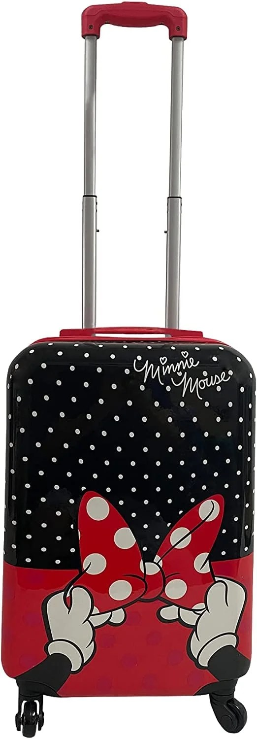 Minniee Mouse Luggage Hard Side Tween Spinner Rolling Suitcase for Kids