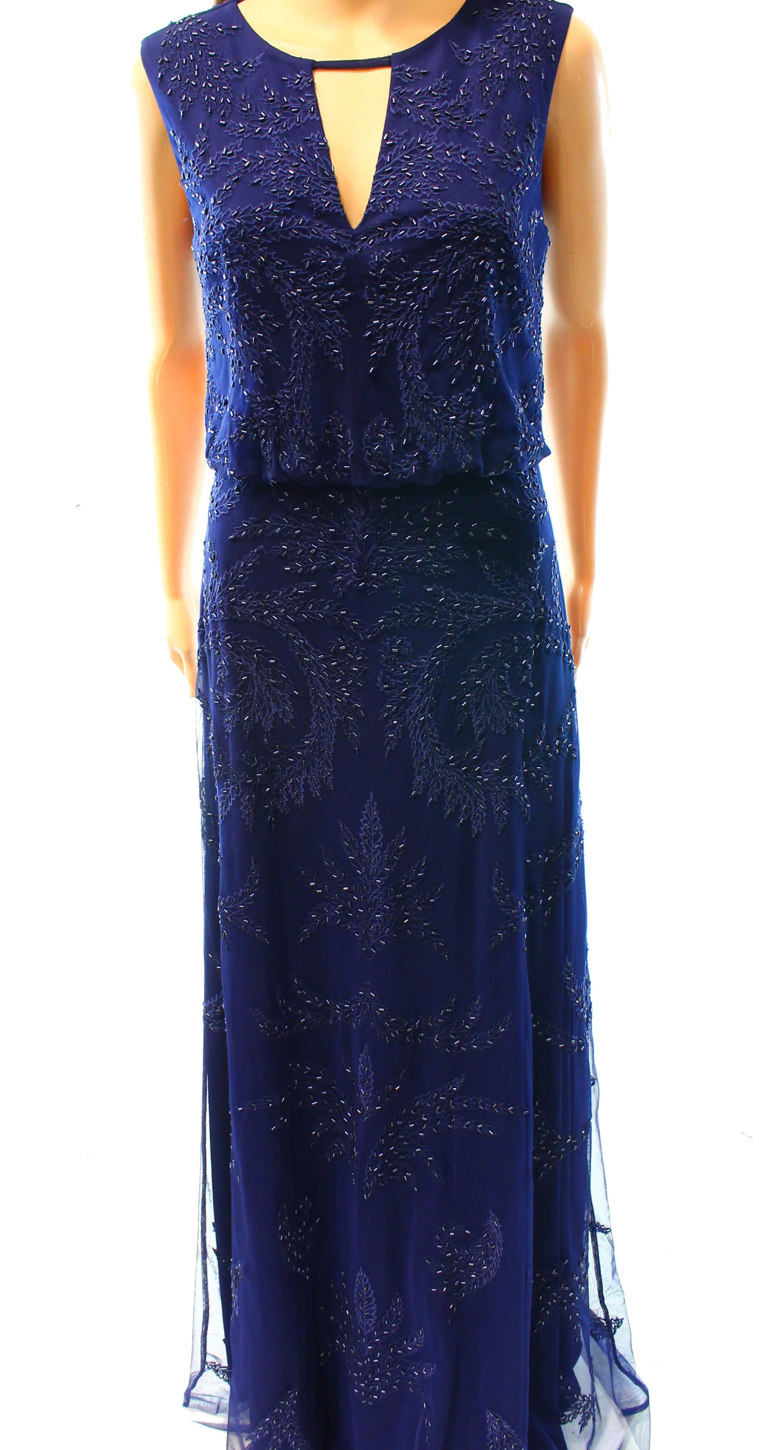 Aidan Mattox Aidan Mattox NEW Navy Blue Womens Size 4 Empire Waist