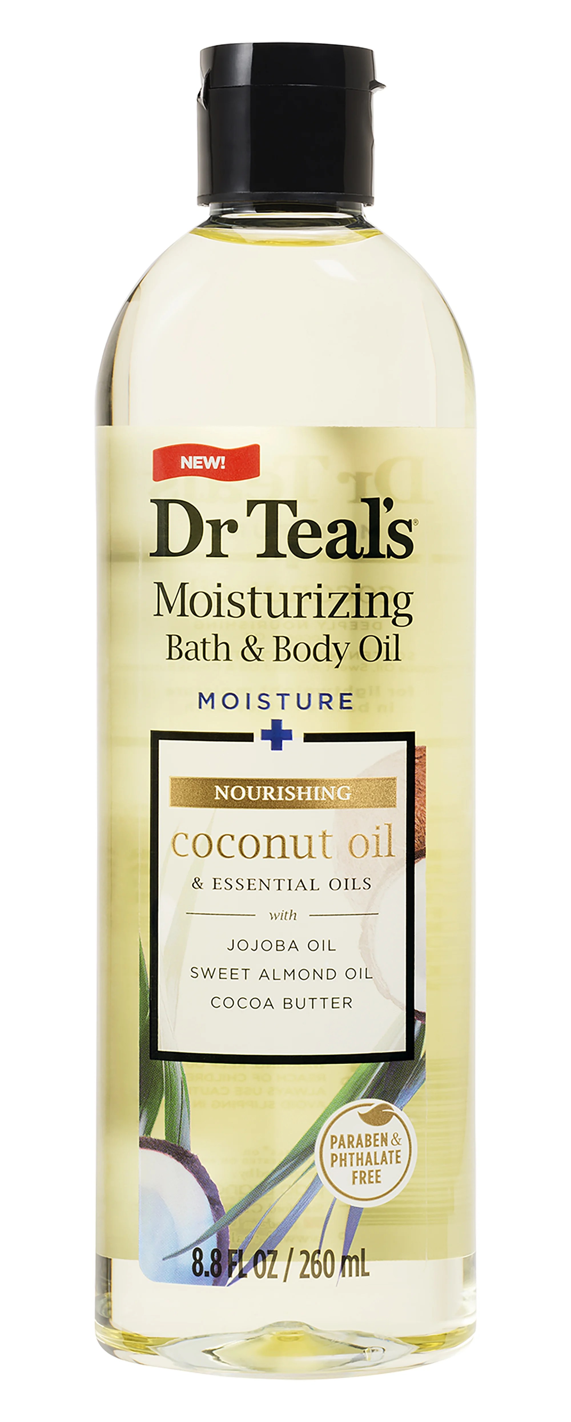 Dr Teal's Coconut Bath Oil, 8.8 fl. oz.
