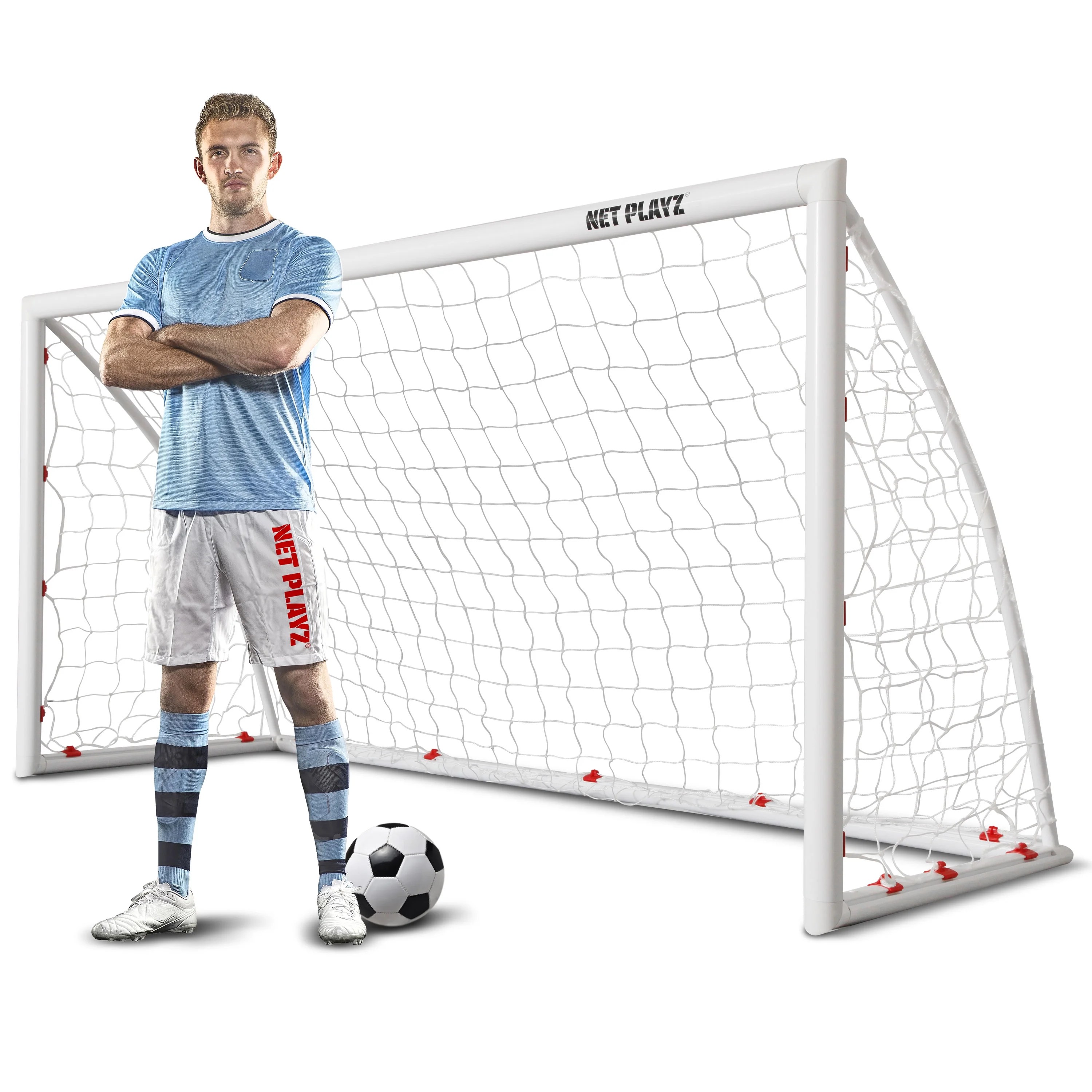 Net Playz PVC Soccer Goal, Net Playz, Backyard Soccer Net, Fast Setup