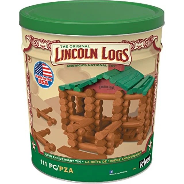 Lincoln Logs 100th Anniversary Tin