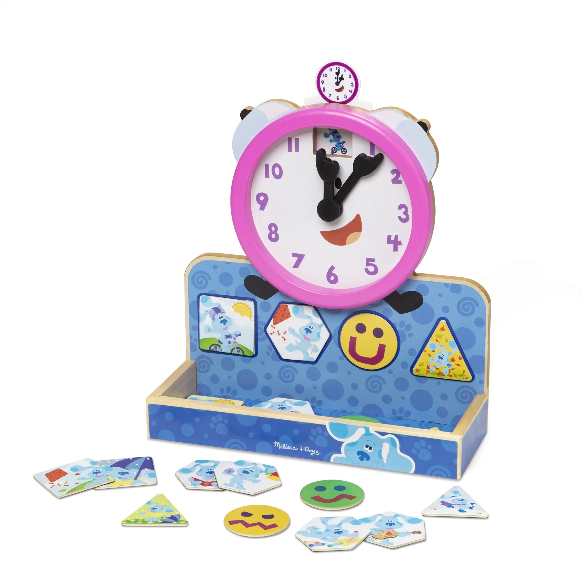 Melissa & Doug Blue's Clues & You! Wooden Tickety Tock Clock
