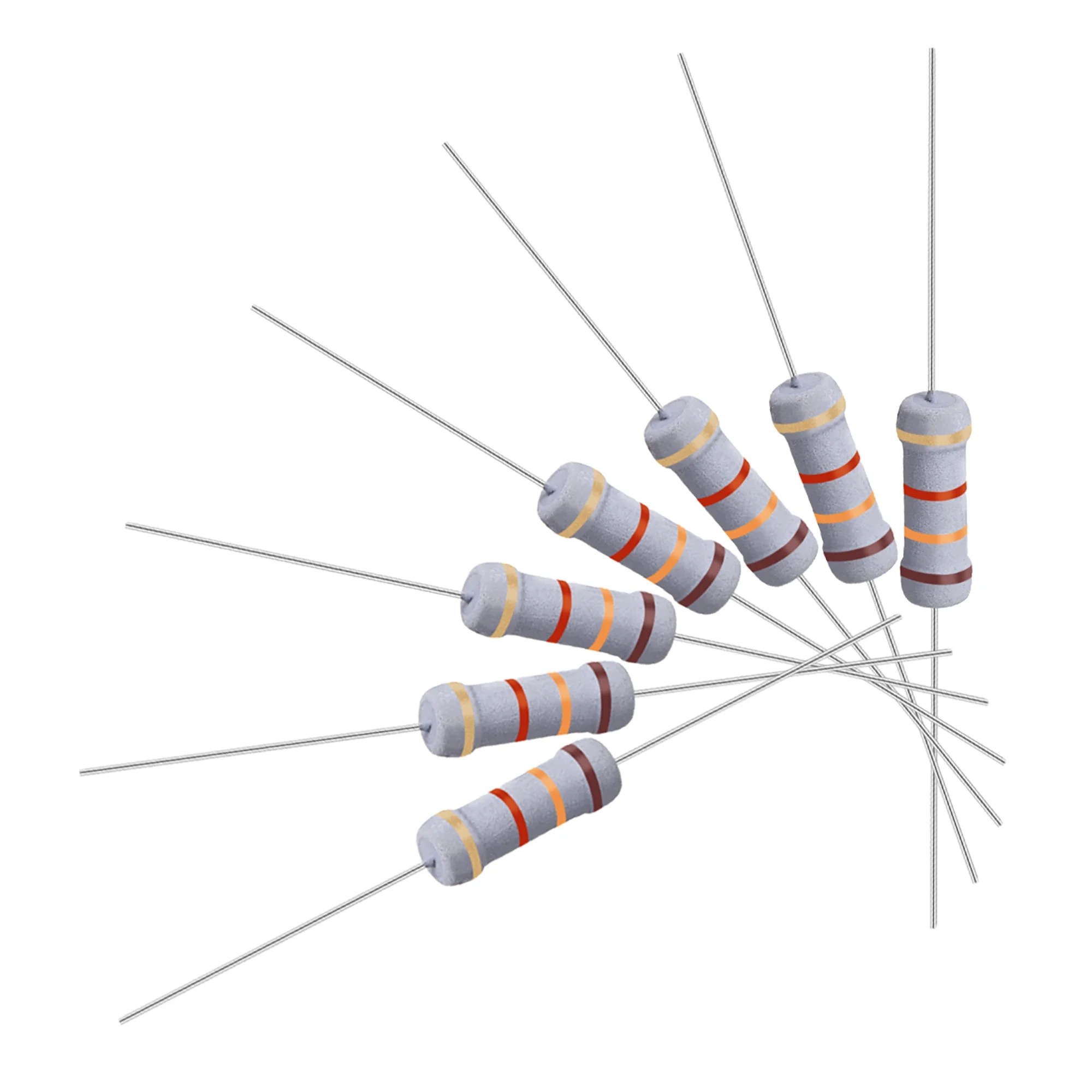 Uxcell 1.3K Ohm 1W ±5 Tolerance Axile Lead Metal Oxide Film Resistor