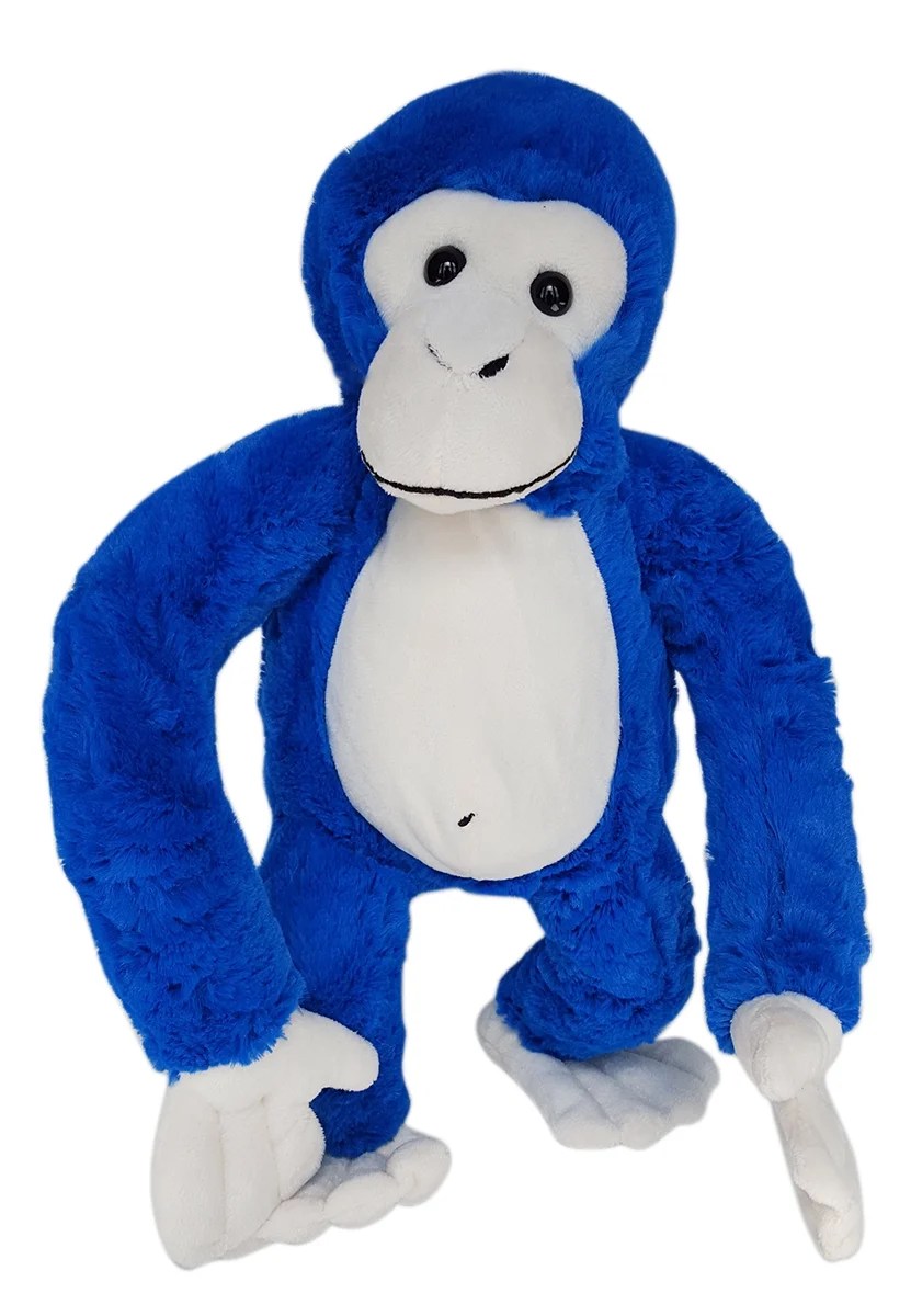 Cuddly Soft 16 inch Stuffed Blue Monkey We stuff 'em...you love 'em