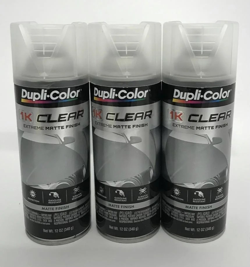 Duplicolor 1KCM3PACK Clear Coat Matte Finish 12 oz Aerosol Can