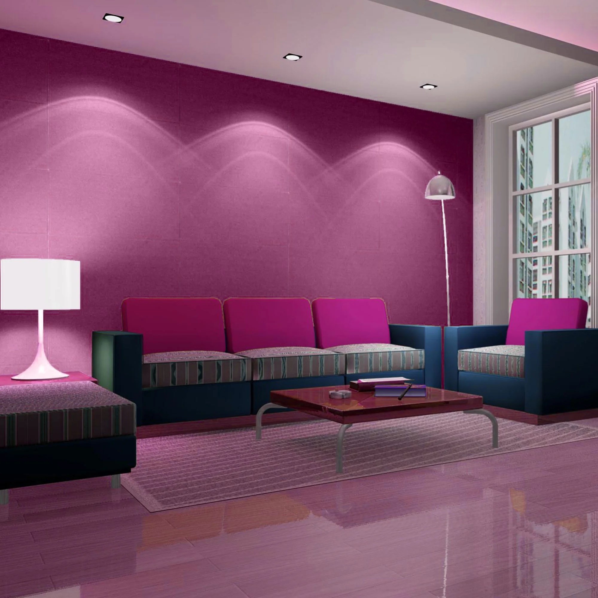 Purple 3D Wall Panels 24" x 12" Felt Selfstick Tiles Decorative for Purple 3D Wall Panels 24" x 12" Felt Selfstick Tiles Decorative for