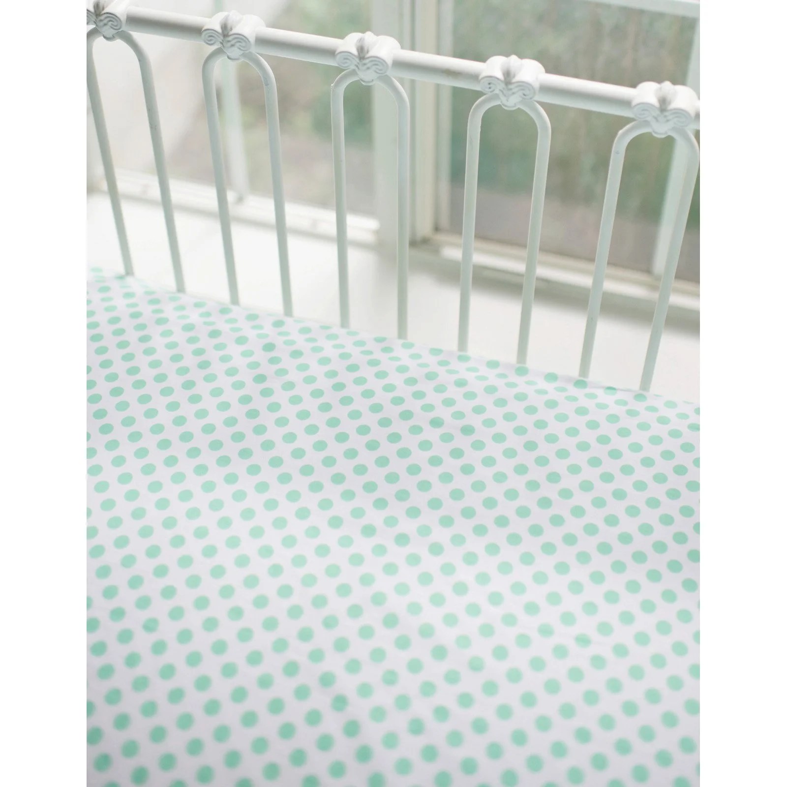 Polka Dot Crib Sheet by My Baby Sam
