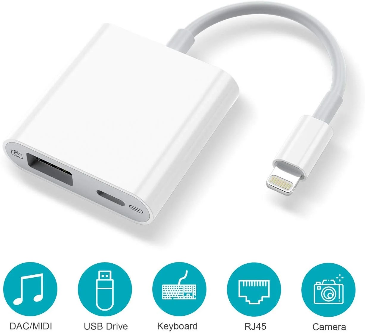 USB Camera Adapter, USB Male to Female OTG Data Sync Cable