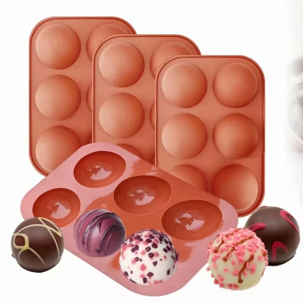 Home & Kitchen Chocolate Molds Silicone 7 Holes Hot Cocoa Bomb Mold