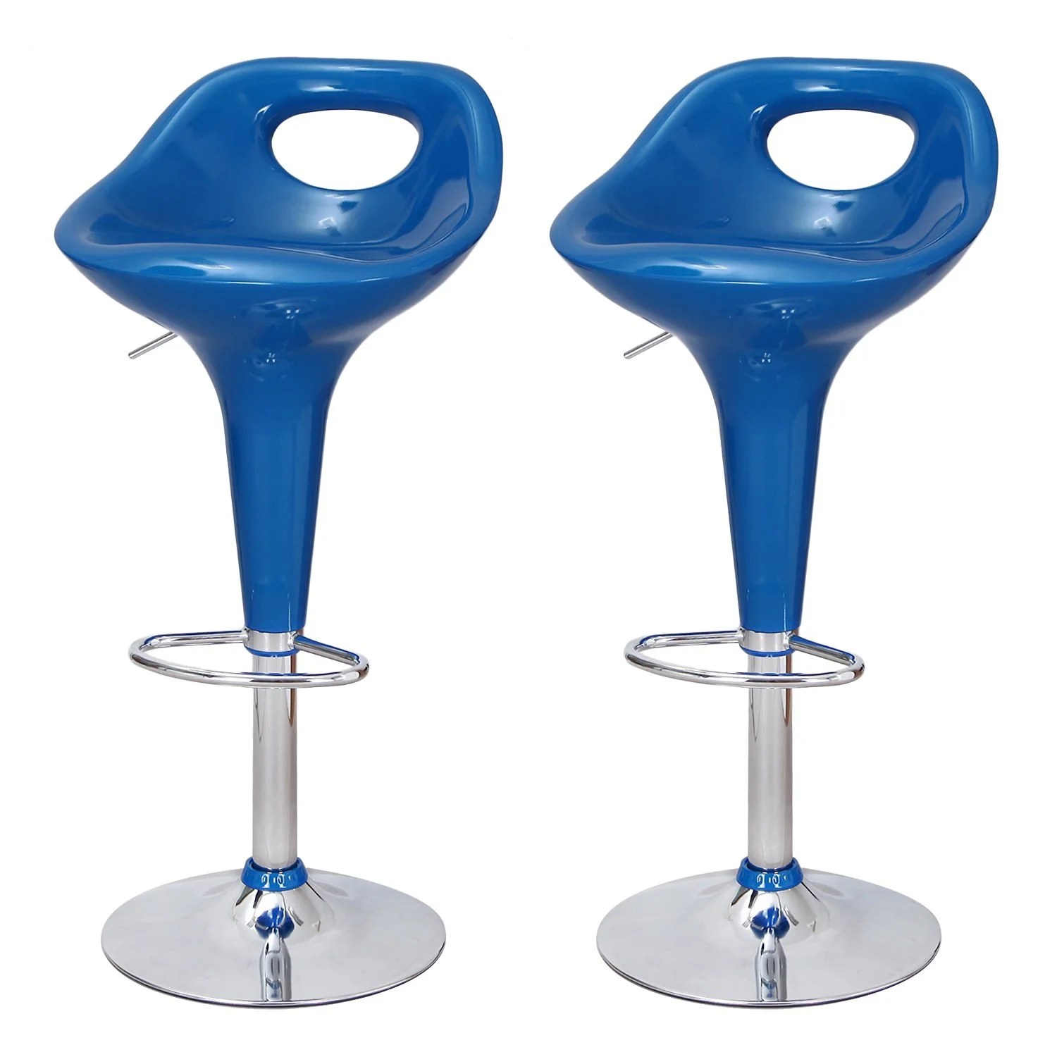 Joveco Stylish Colorful Swivel Adjustable Chrome Base Bar Stools with Joveco Stylish Colorful Swivel Adjustable Chrome Base Bar Stools with