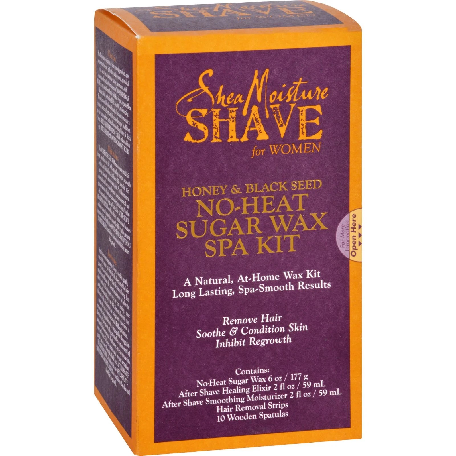 SheaMoisture Sugar Wax Spa Kit NoHeat Honey and Black